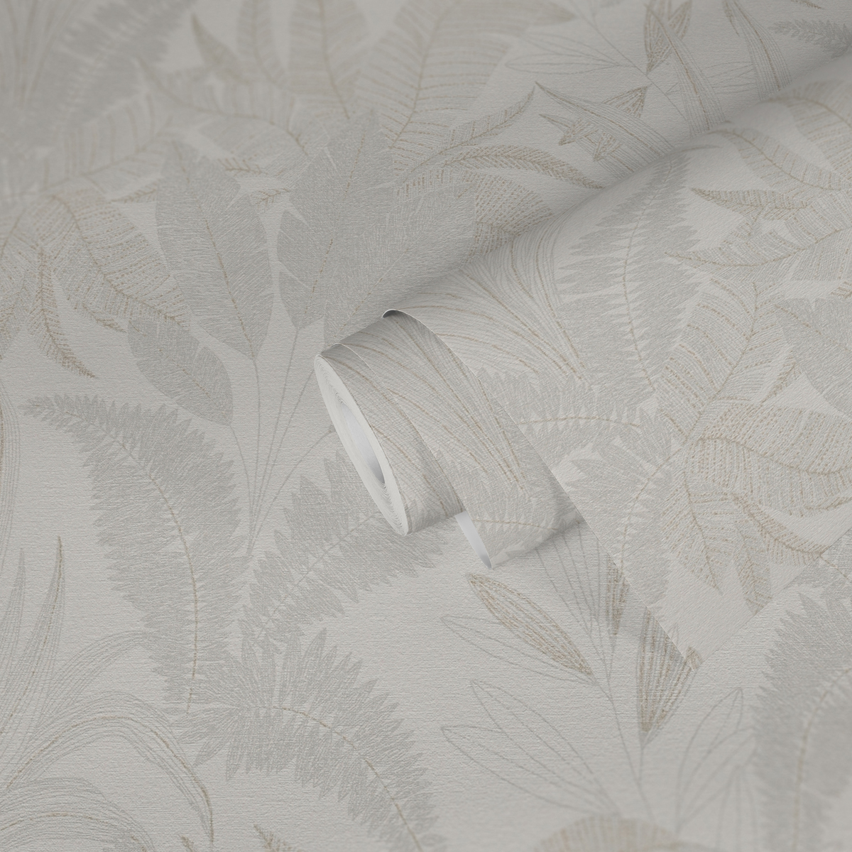 Papier peint Feuilles Nature Discrète lin - Stories of Life d'A.S. Création AMB2 | Réf. AS-396542