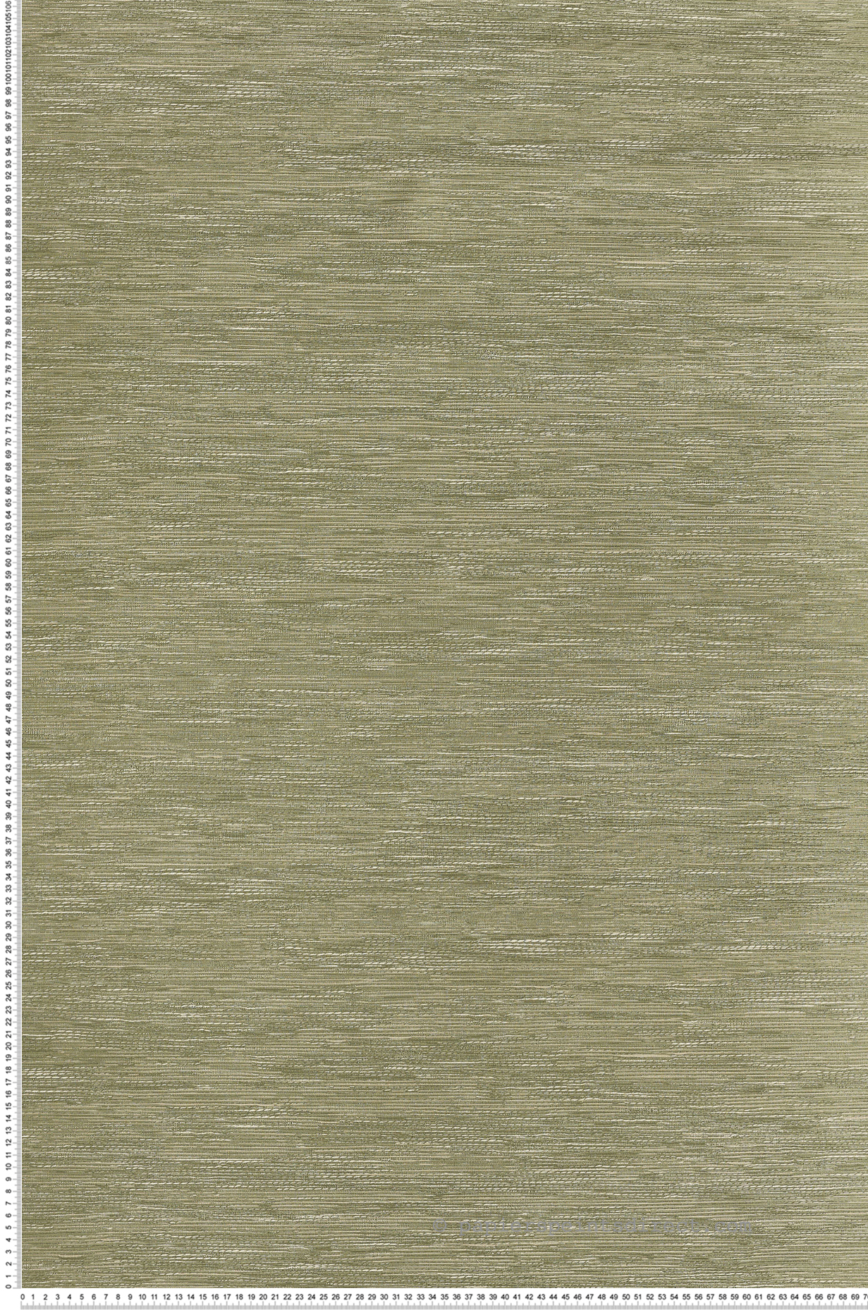 Papier peint Faux Uni Tissage Tatami vert lichen - Le Jacquard de Casamance | Réf. CAS-C75345100