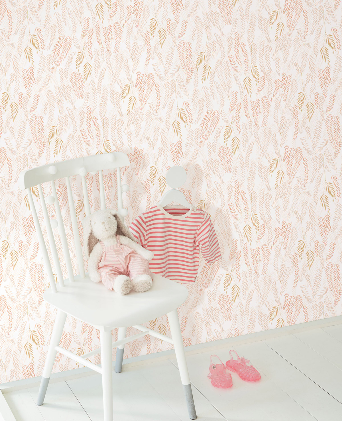 Papier peint Feuillage Walk in the Jungle rose blush - Once Upon A Time 2 de Casadéco | Réf. OUTD200794343