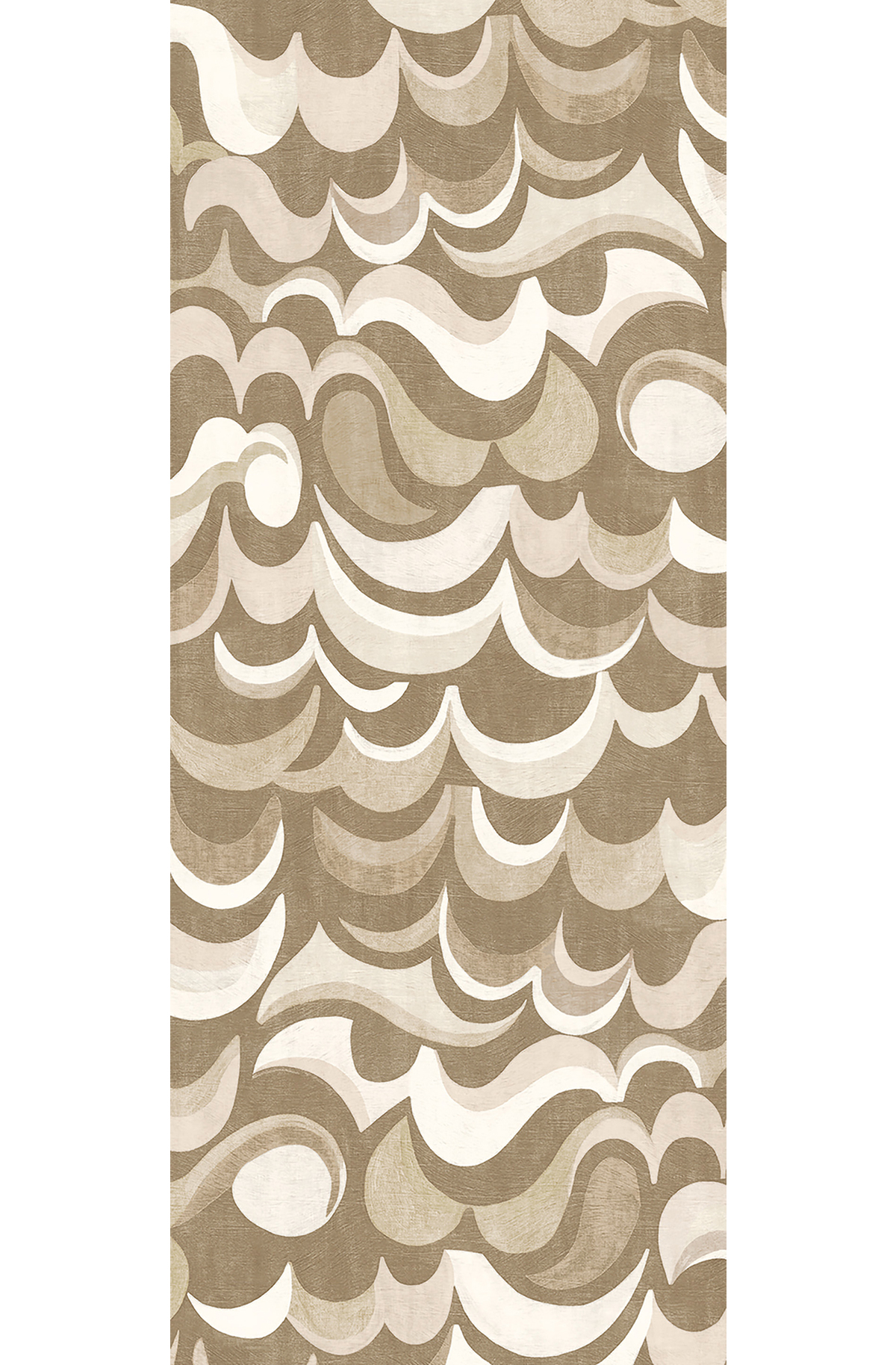 Papier peint panoramique Rétro Abstrait Cheviot beige - A H260 - Rhapsody de Masureel | Réf. MAS-DGRHA1011-260