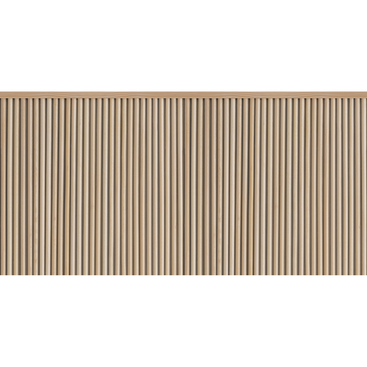 Papier peint Soubassement Tasseau de Bois S marron - Reliefs de Casélio | Réf. RLF106222000