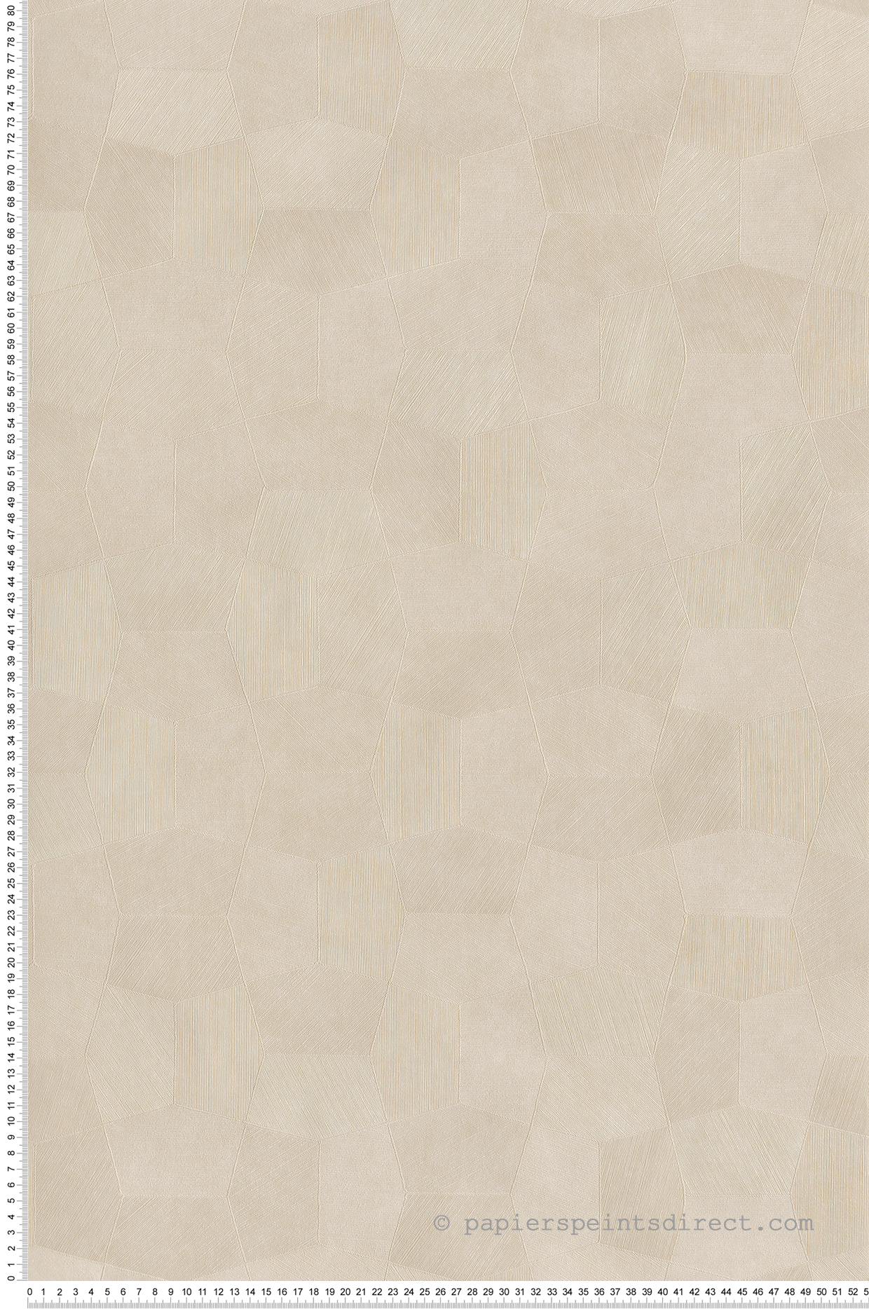 Papier peint Facettes Minérales Selene beige sable irisé - Solaris de Casadéco | Réf. SOLA201892518