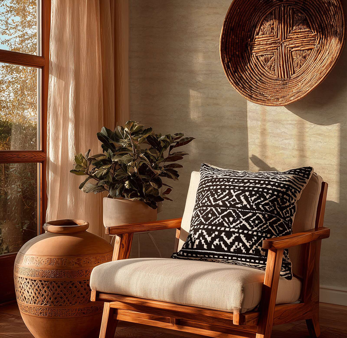 Papier peint Pierre Brute Minéral sable - Vibes & Styles d'A.S. Création AMB3| Réf. AS-791993