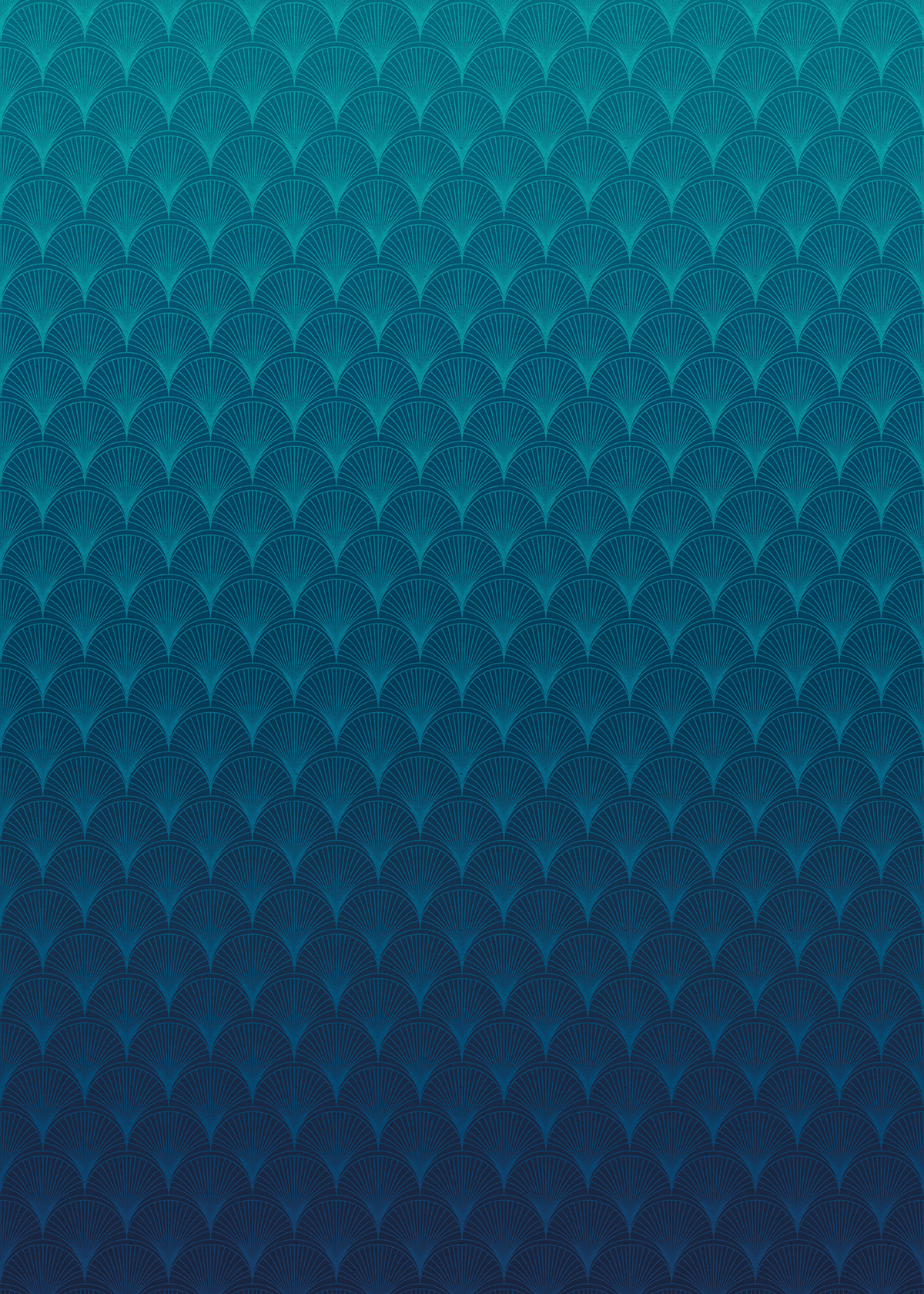 Papier peint panoramique Art déco Silence - Papier peint Komar Heritage