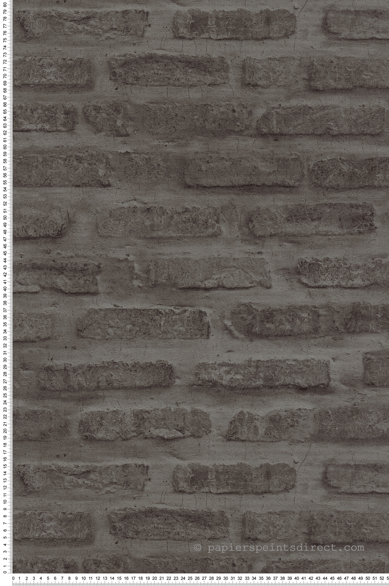 Papier peint Brique Loft gris foncé - New Walls d'AS Création | Réf. SP15282