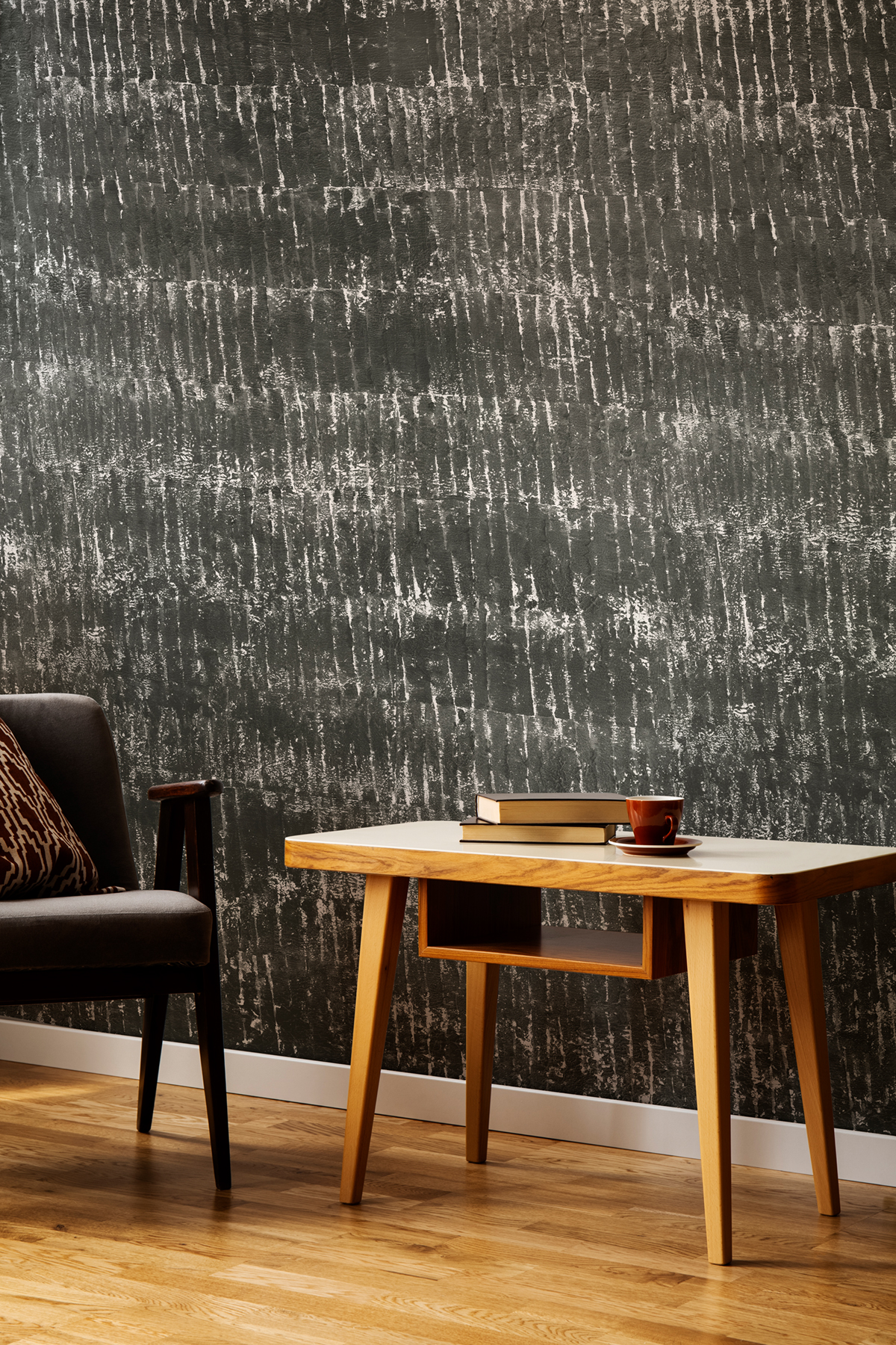 Papier peint panoramique Ecorce Gris 1/2/3/4 - Isidore Leroy AMB5