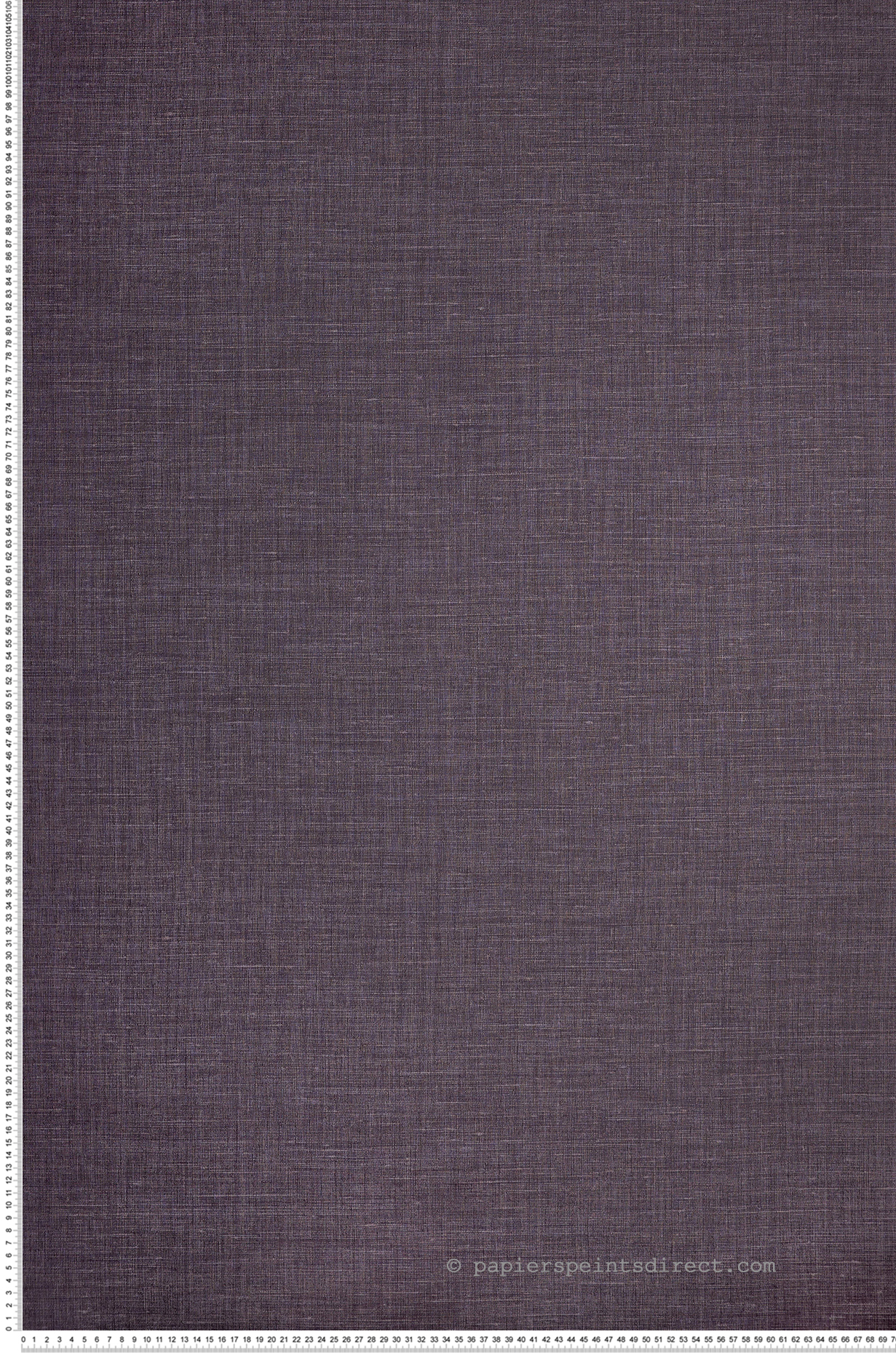 Papier peint Lin Shinok violine - Le Lin 2 de Casamance | Réf. CAS-73818140