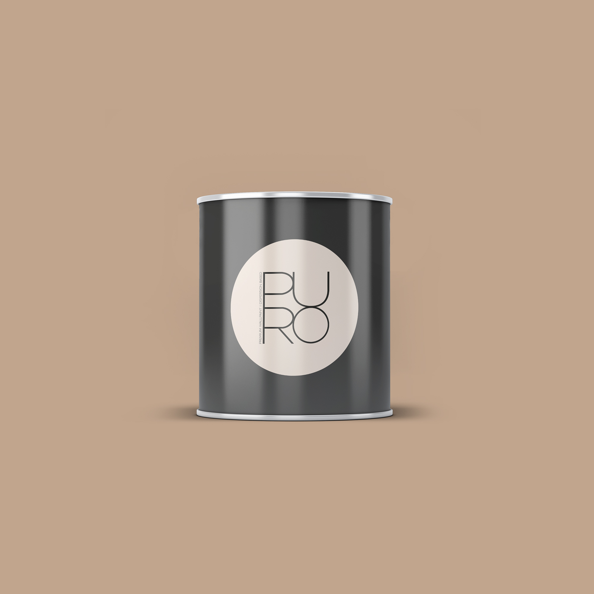 Image d'un pot de 1 litre de peinture Puro beige soothing brown - c7017