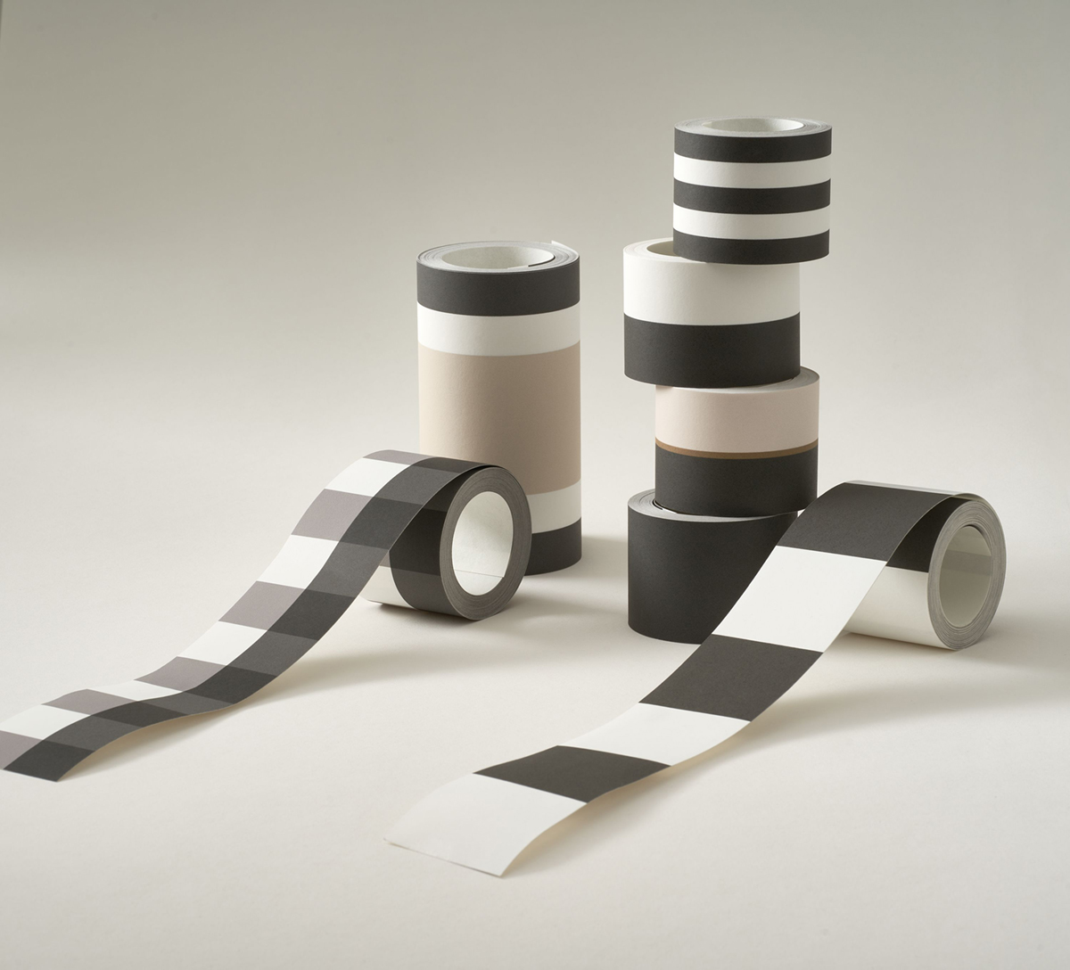 Galon Rayure Fine Délicate noir blanc - Galons et Frises de Casadéco | Réf. GAFR200419578