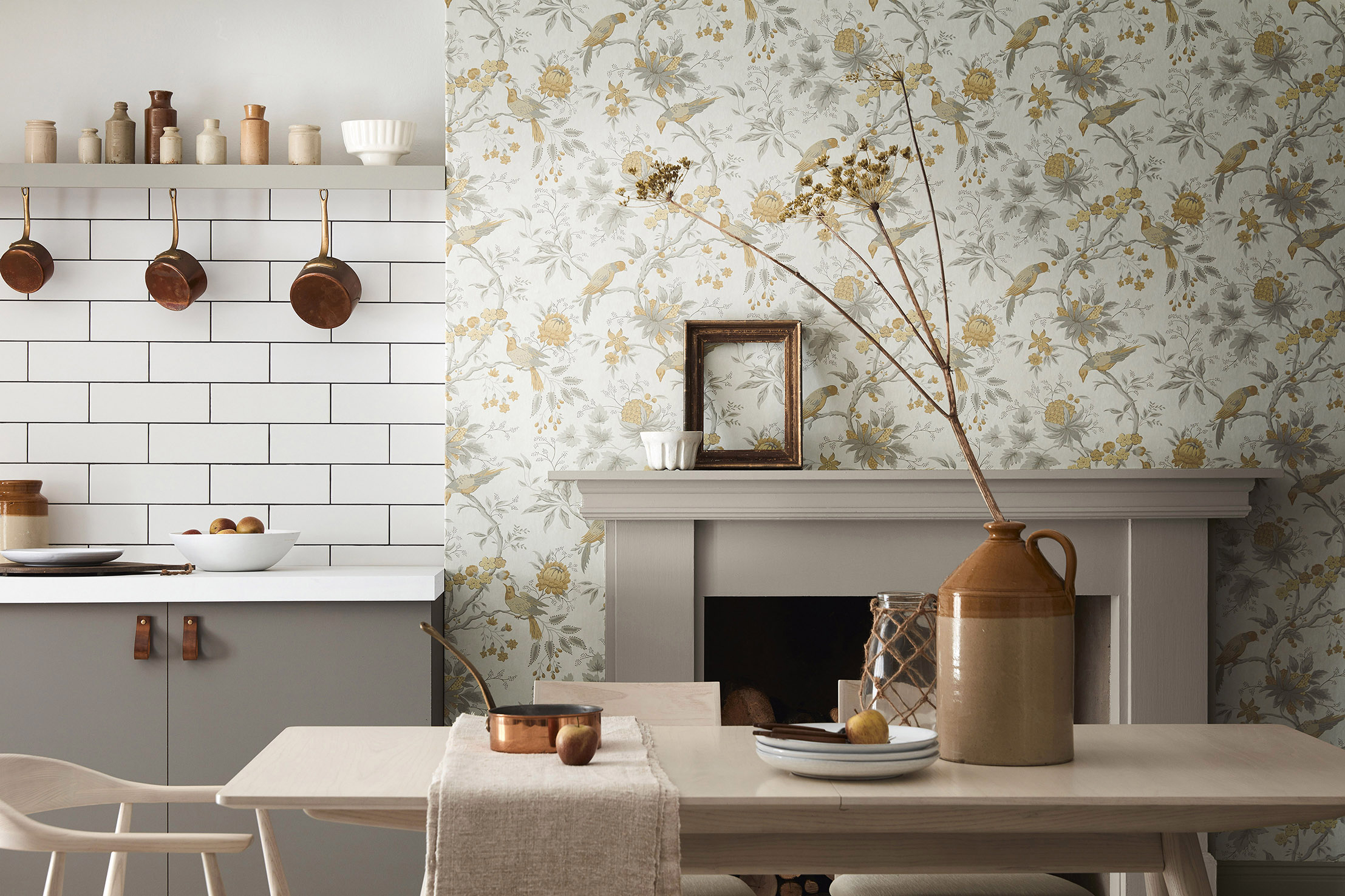 Brooke House Cinder - Collection Archive Trails 2 de Little Greene