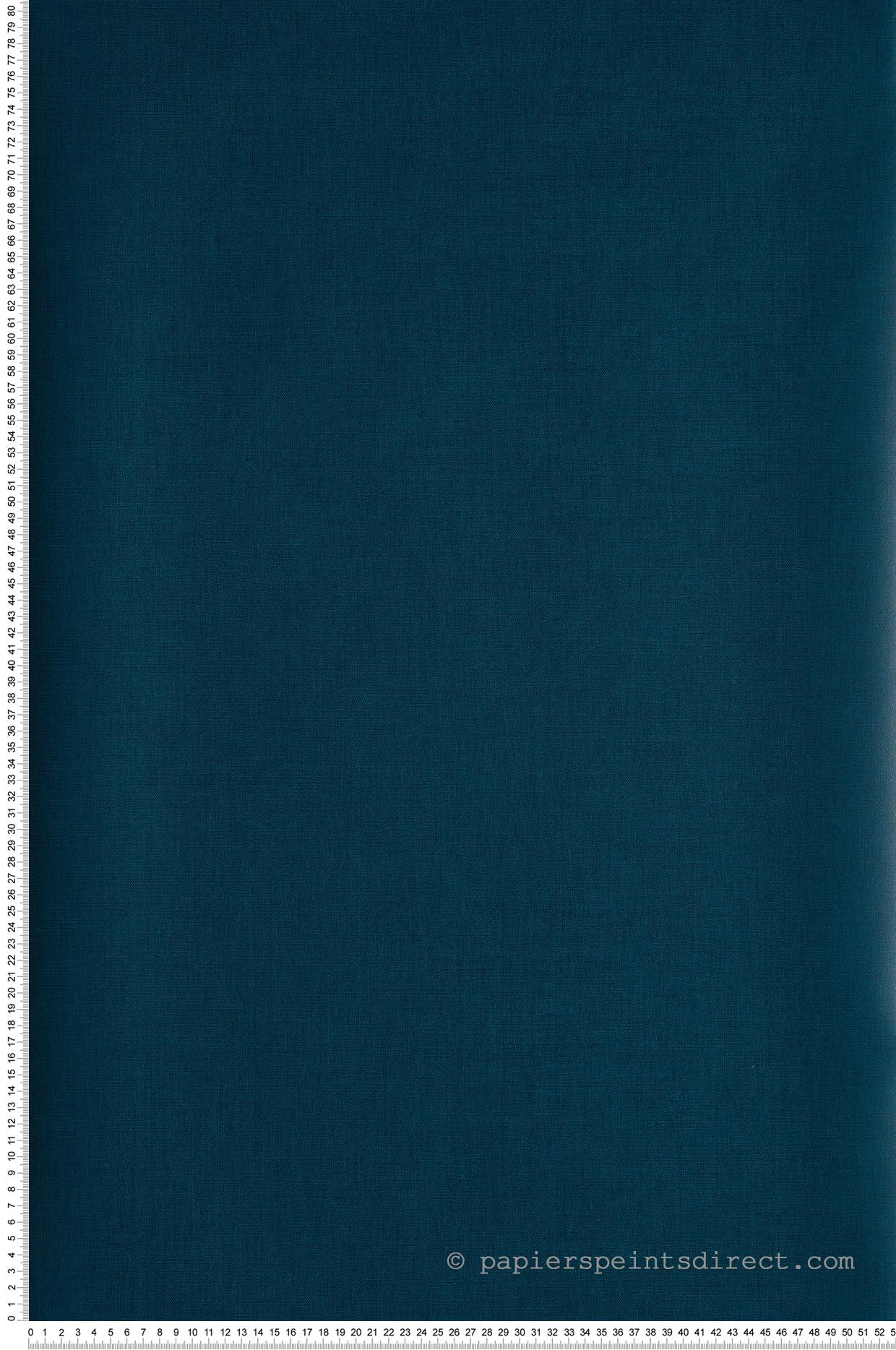 Papier peint Uni Lin bleu canard - Let's Go Girls! de Casélio | Réf. LGG100606638