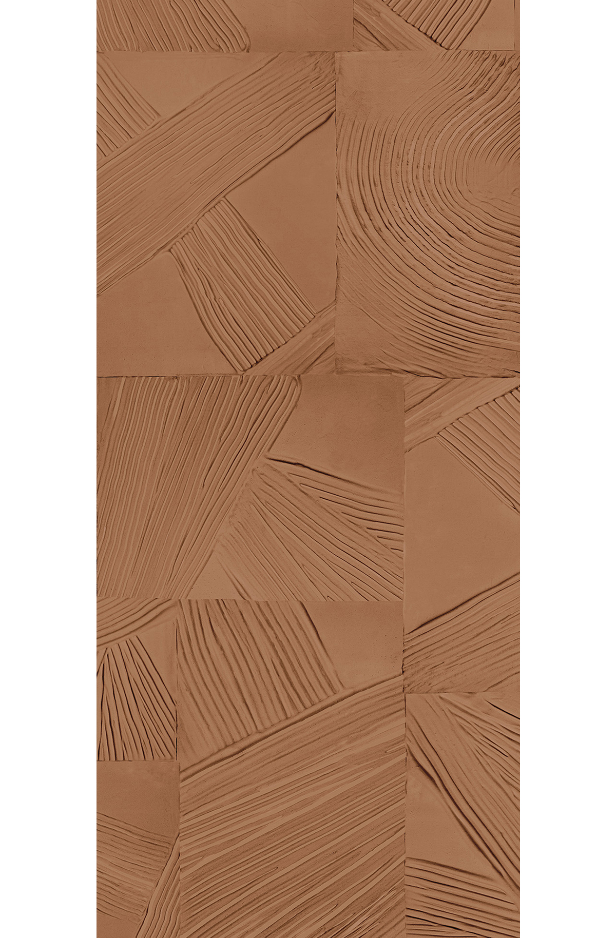 Papier peint panoramique Plâtre Paros camel - C H260 - Rock de Masureel | Réf. MAS-DGROC3023-260