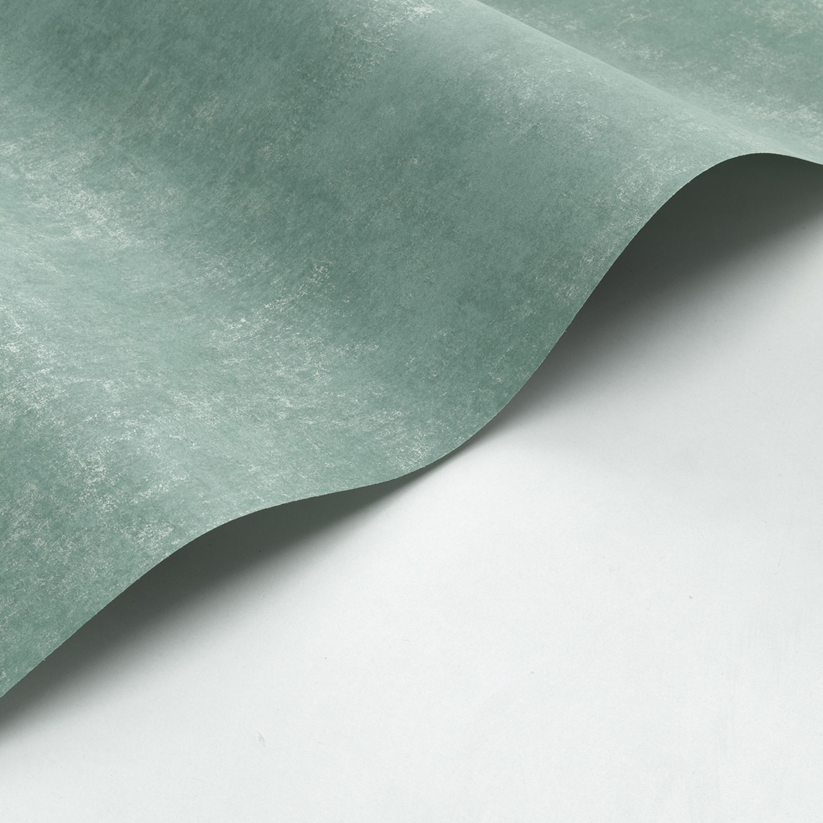 Papier peint Faux Uni Stone céladon et irisé - Voyage Onirique de Casadéco | Réf. ONIR80837571