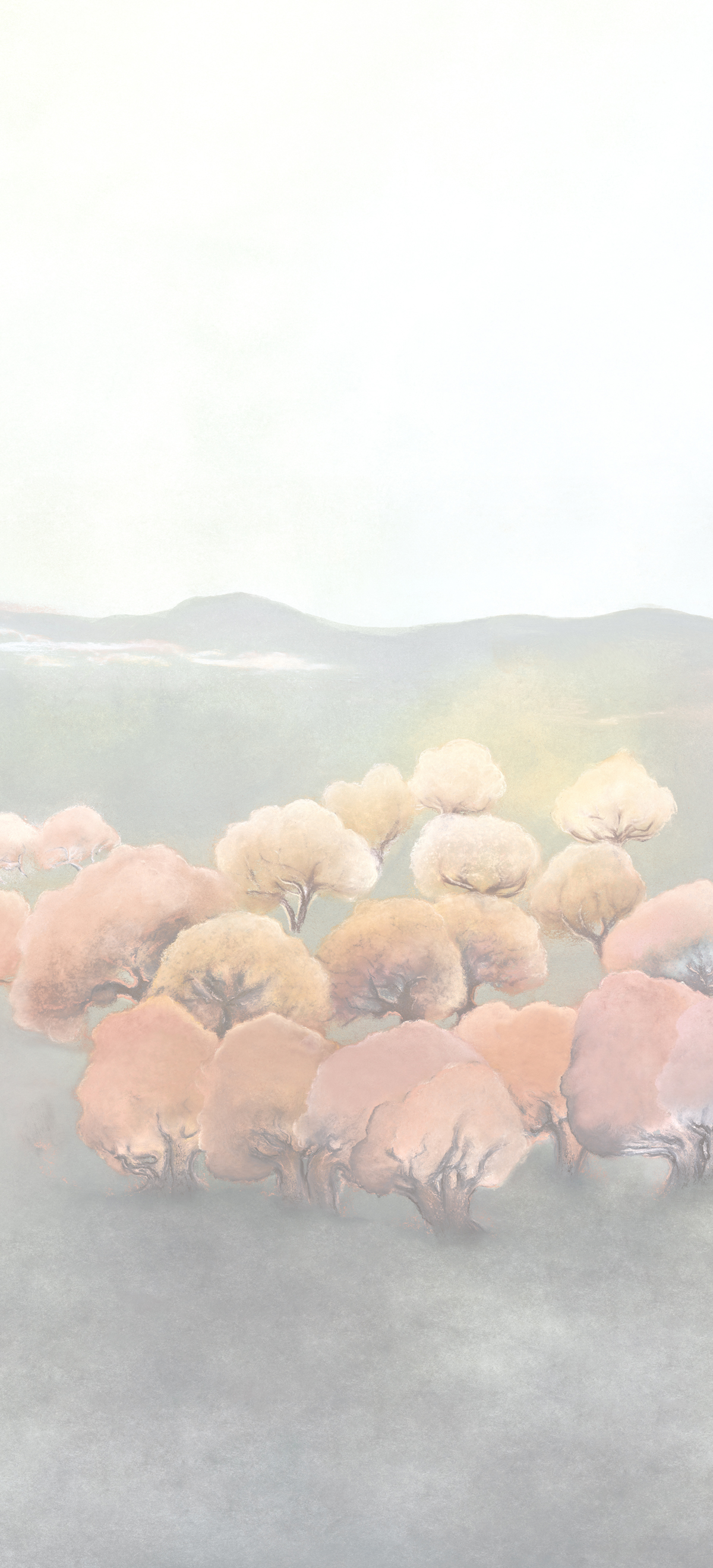 Papier peint panoramique Arbre Pastorale Original B - 4/5/6 - Isidore Leroy