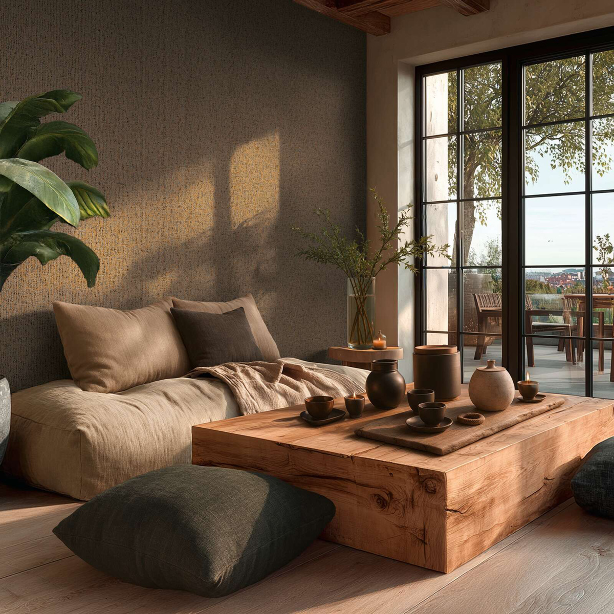 Papier peint Paille Tressée beige gris - Vibes & Styles d'A.S. Création AMB2| Réf. AS-791121