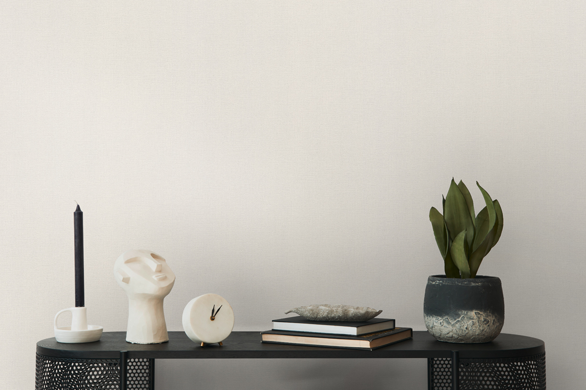 Papier peint Uni Toile beige crème - Pure Elegance d'A.S. Création | Réf. AS-397812