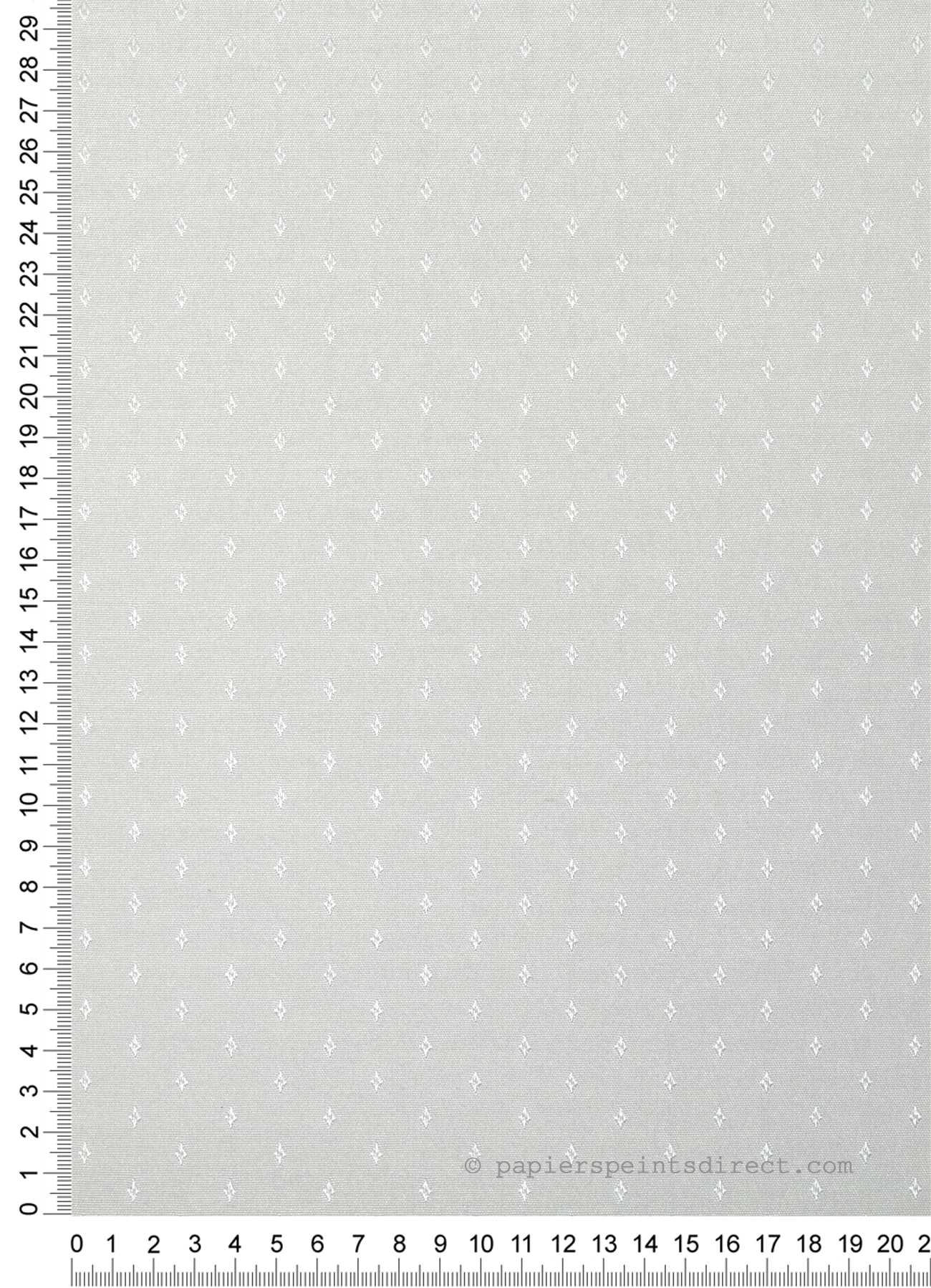 Tissu mural Motifs Piqués blanc gris - Textil'In de Montecolino | Réf. MC-TIN230002