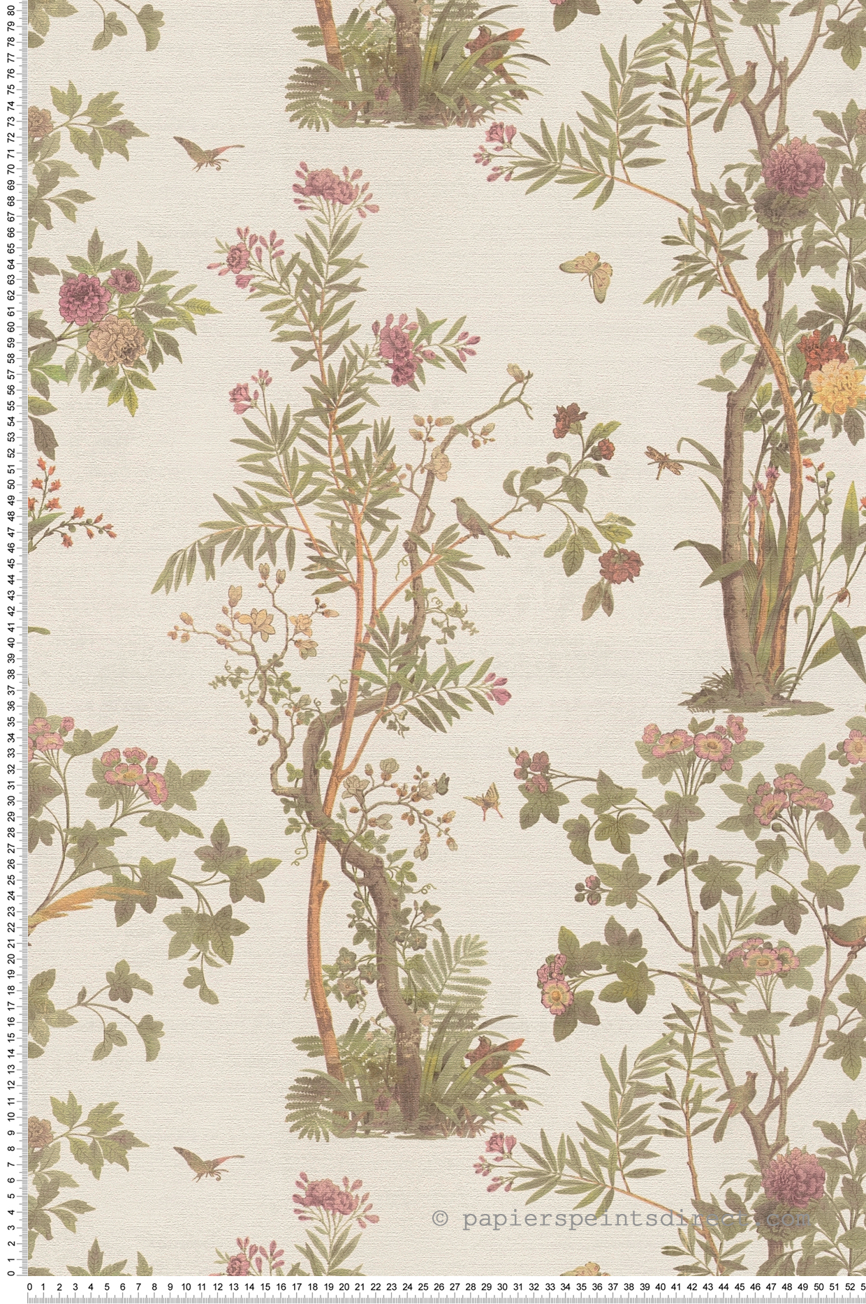 Papier peint Arbre Botanique blanc - History of Art 2 d'AS Création | Réf. AS-790433