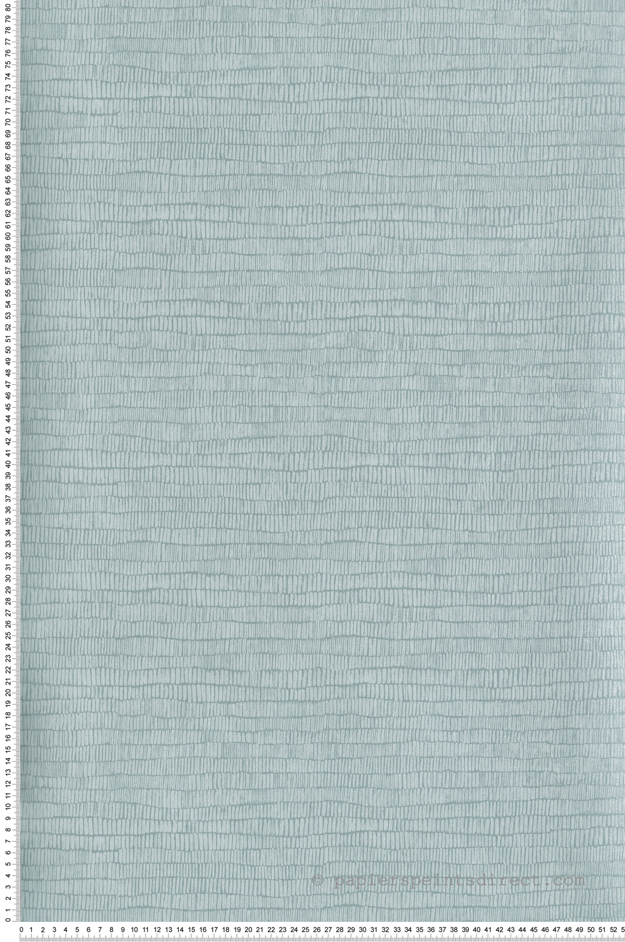 Papier peint Ethnique Lusus bleu céleste métallisé - Romance de Masureel | Réf. MAS-ROM403