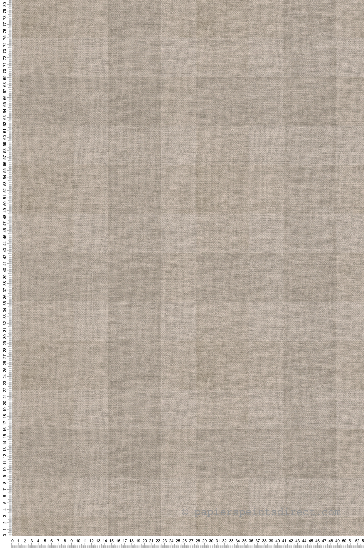 Papier peint Vichy Carreaux Toile marron - Natural Living d'A.S. Création | Réf. AS-386641