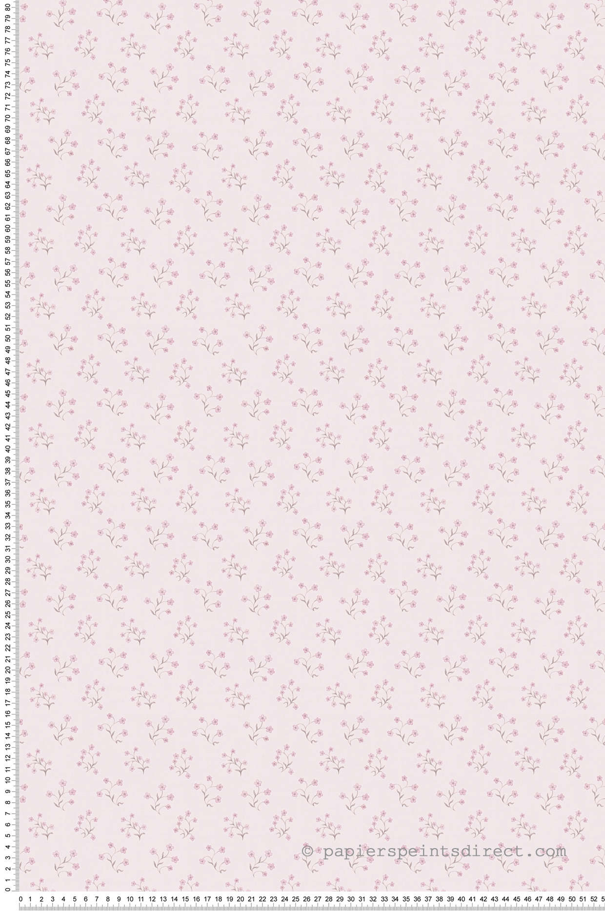 Papier peint Semis Fleurs rose - Maison Charme d'A.S. Création | Réf. AS-390743