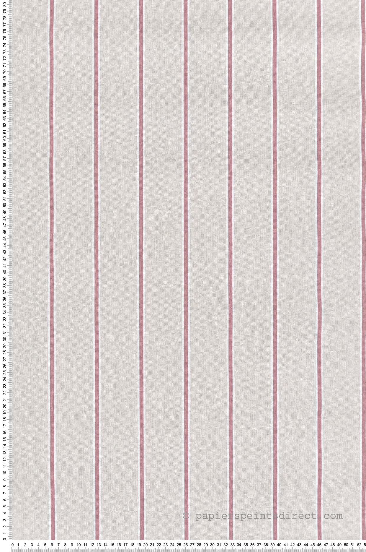 Papier peint Rayure Matelas rose beige - Garden Party 2 de Montecolino | Réf. MC-8381