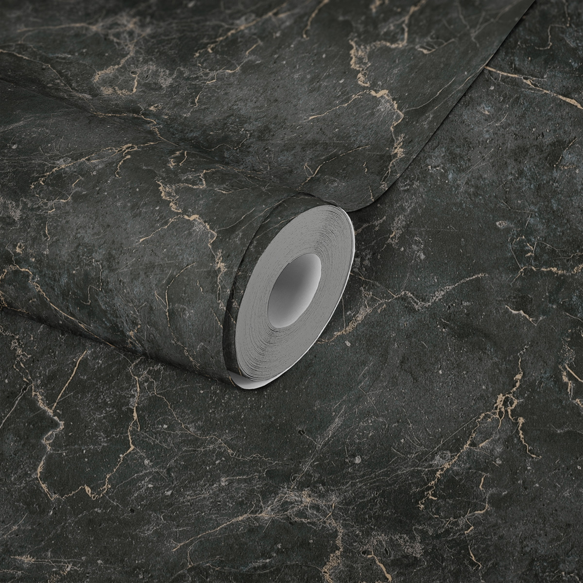 Papier peint Marbre Lisse noir beige  - Elements 2 d'A.S. Création ROLLZ | Réf. AS-379911