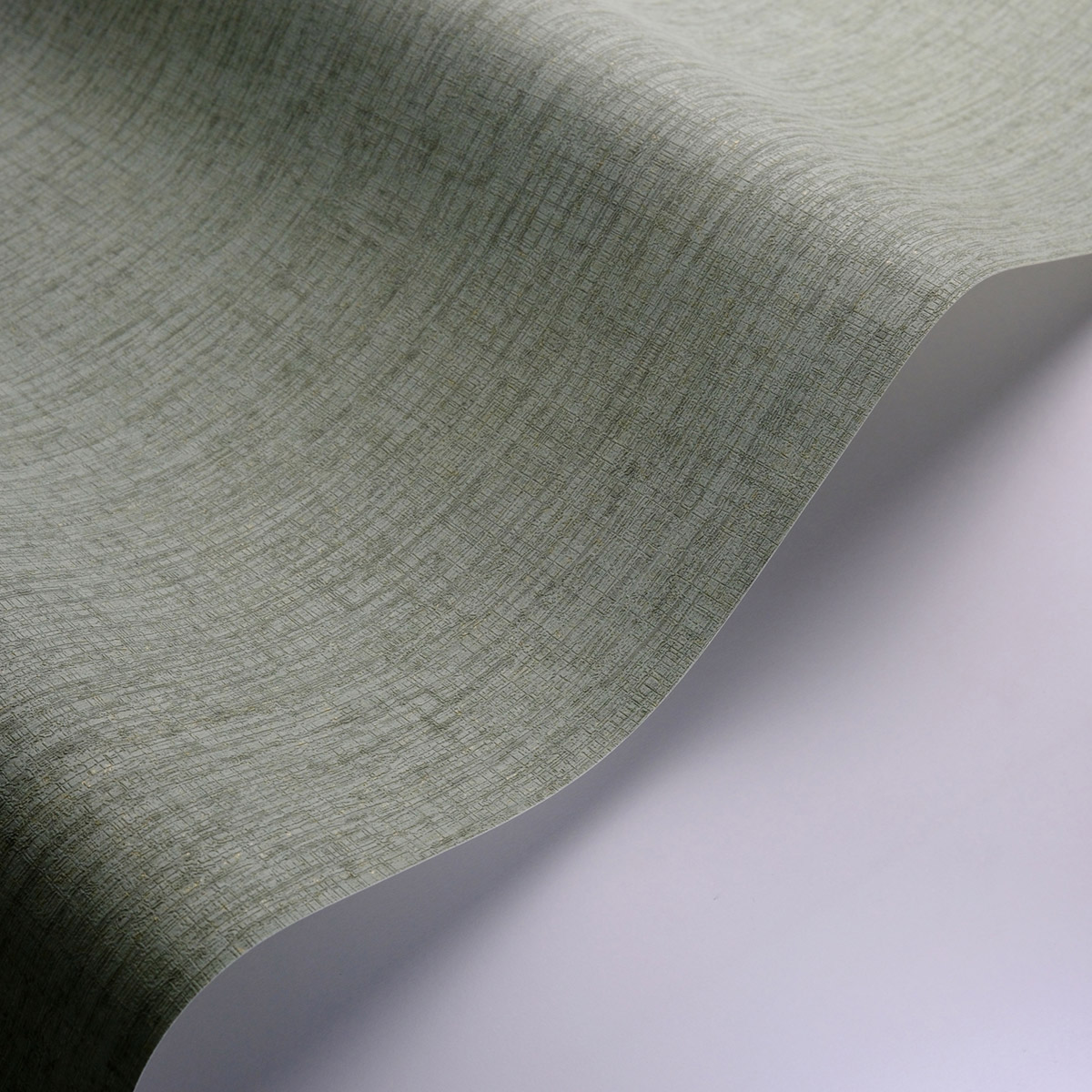 Papier peint Faux uni Ecorce Scribe vert amande - Babylone de Casadéco AMB5| Réf. BBLN89757183