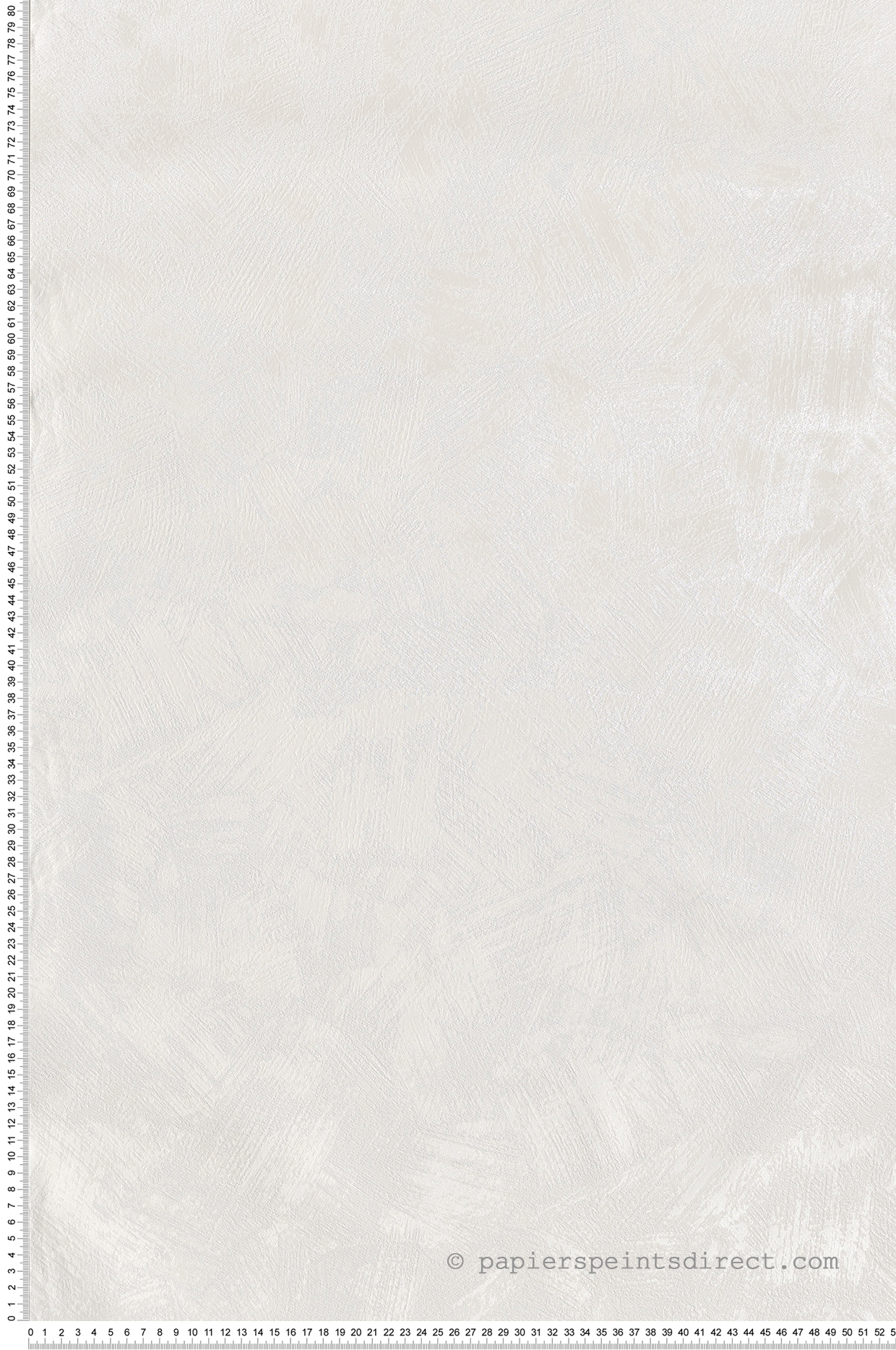 Papier peint Faux Uni Effet Béton blanc irisé - Grand Classic de Montecolino | Réf. MC-Z66823