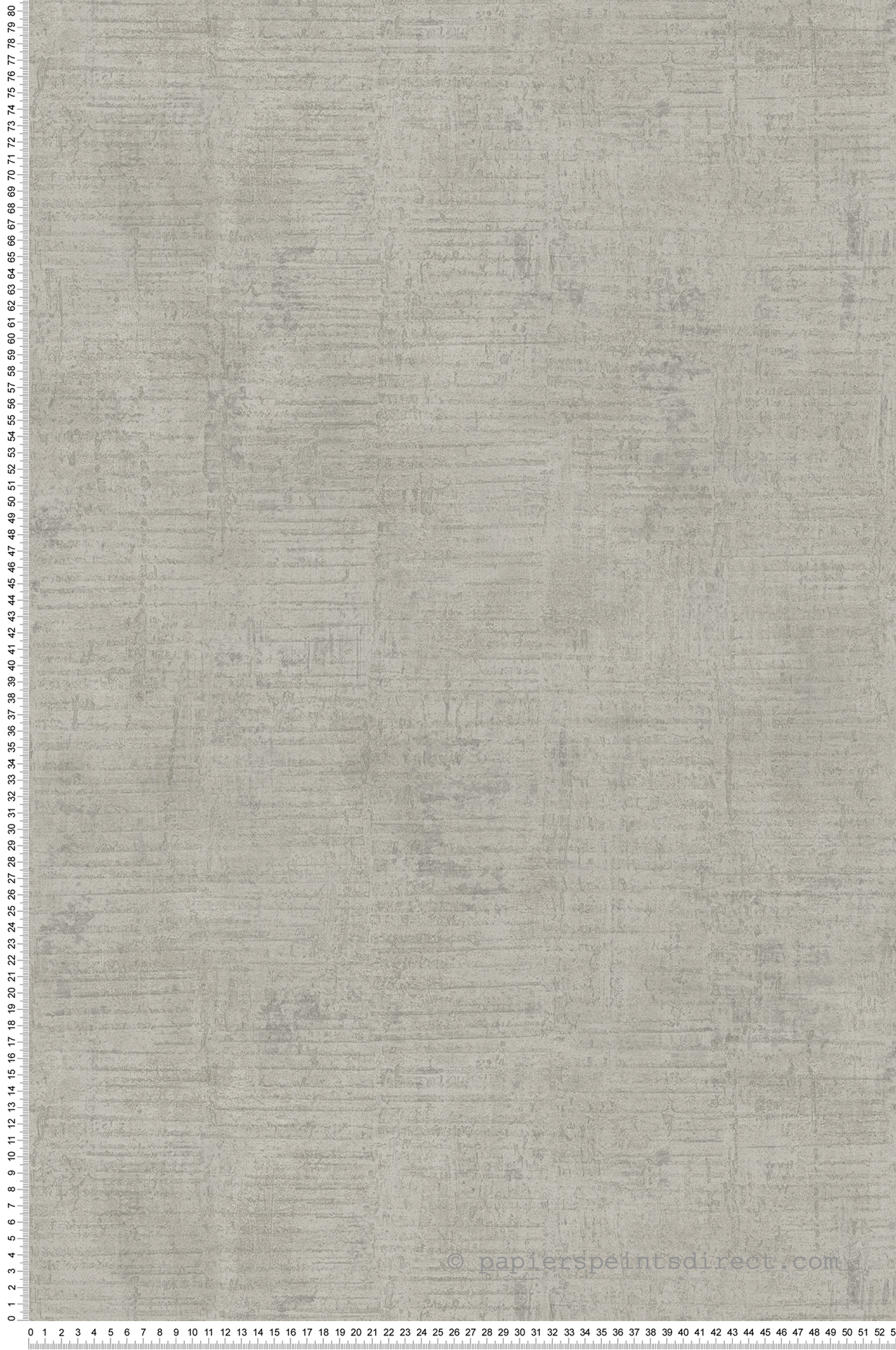 Papier Peint Béton Trait Horizontal gris argenté - Nomade d'Ugépa | Réf. UGP-M32809
