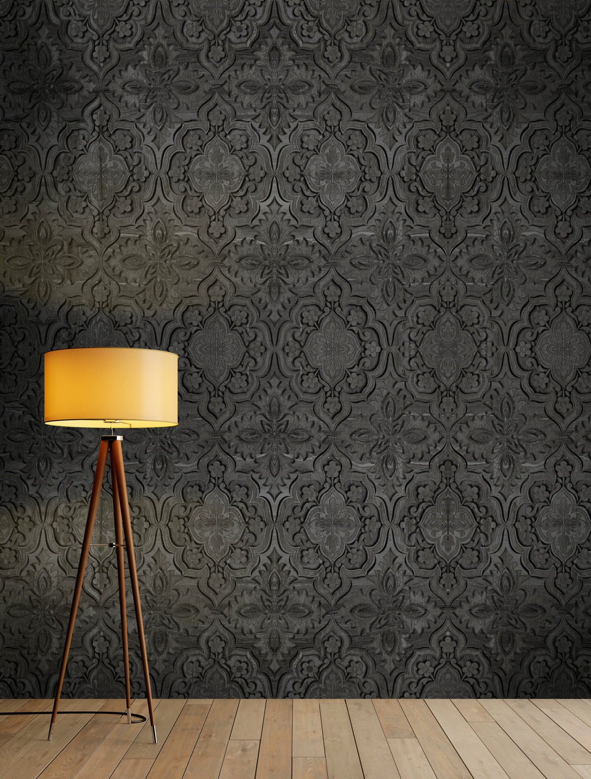 Papier peint panoramique Baroque Woody 2 - Référence DD111216 - Intissé 200g/m2 - Standard 400 x 270