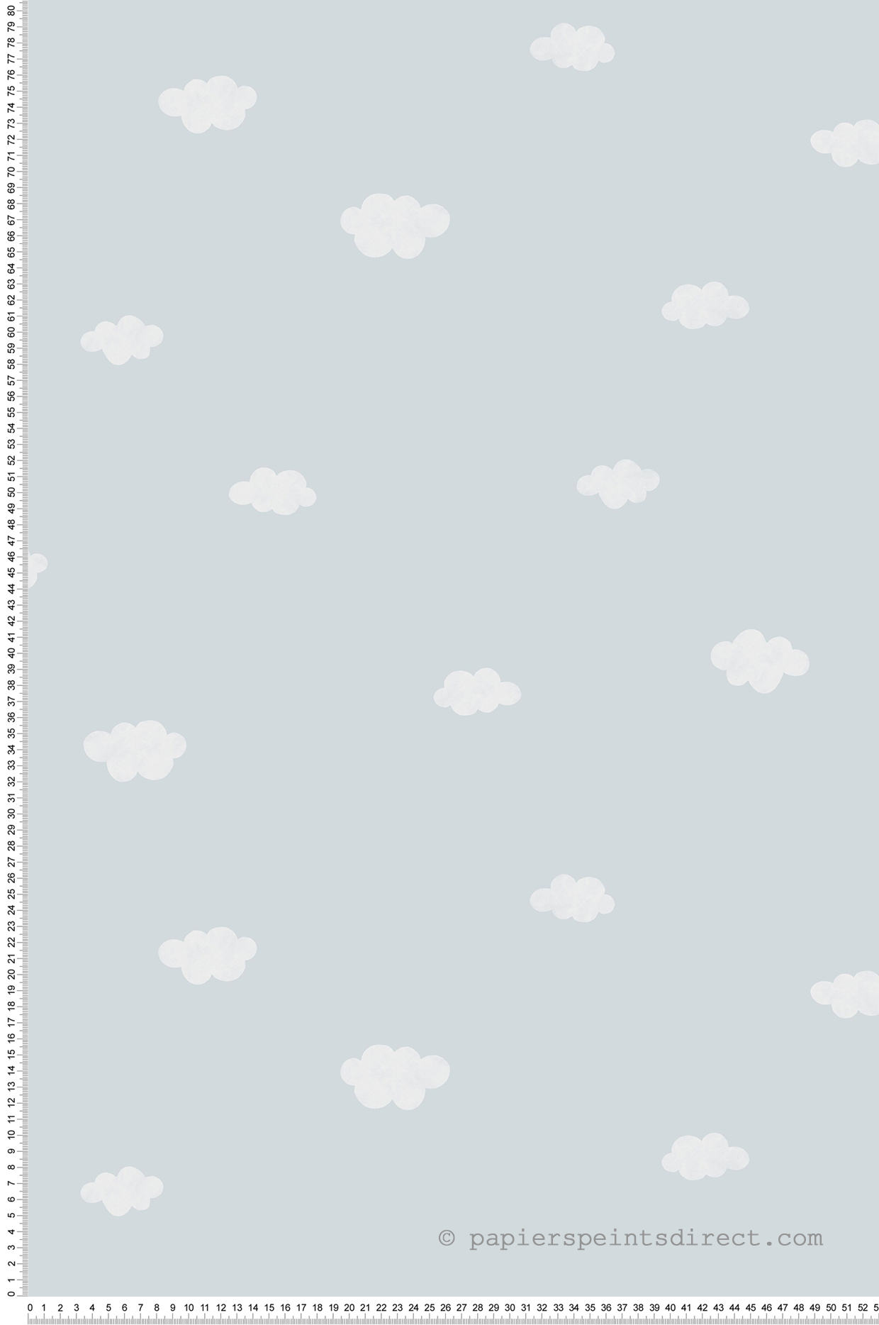 Papier peint Nuage Enfantin bleu ciel - Once Upon A Time de Casadéco | Réf. OUAT29756430