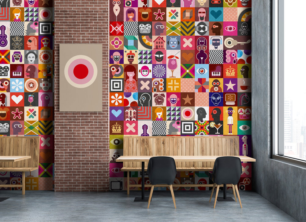 Papier peint panoramique Fresque Street Art Come Asyouare1 - Référence DD113847 - Intissé 200g/m2 - Standard 400 x 270