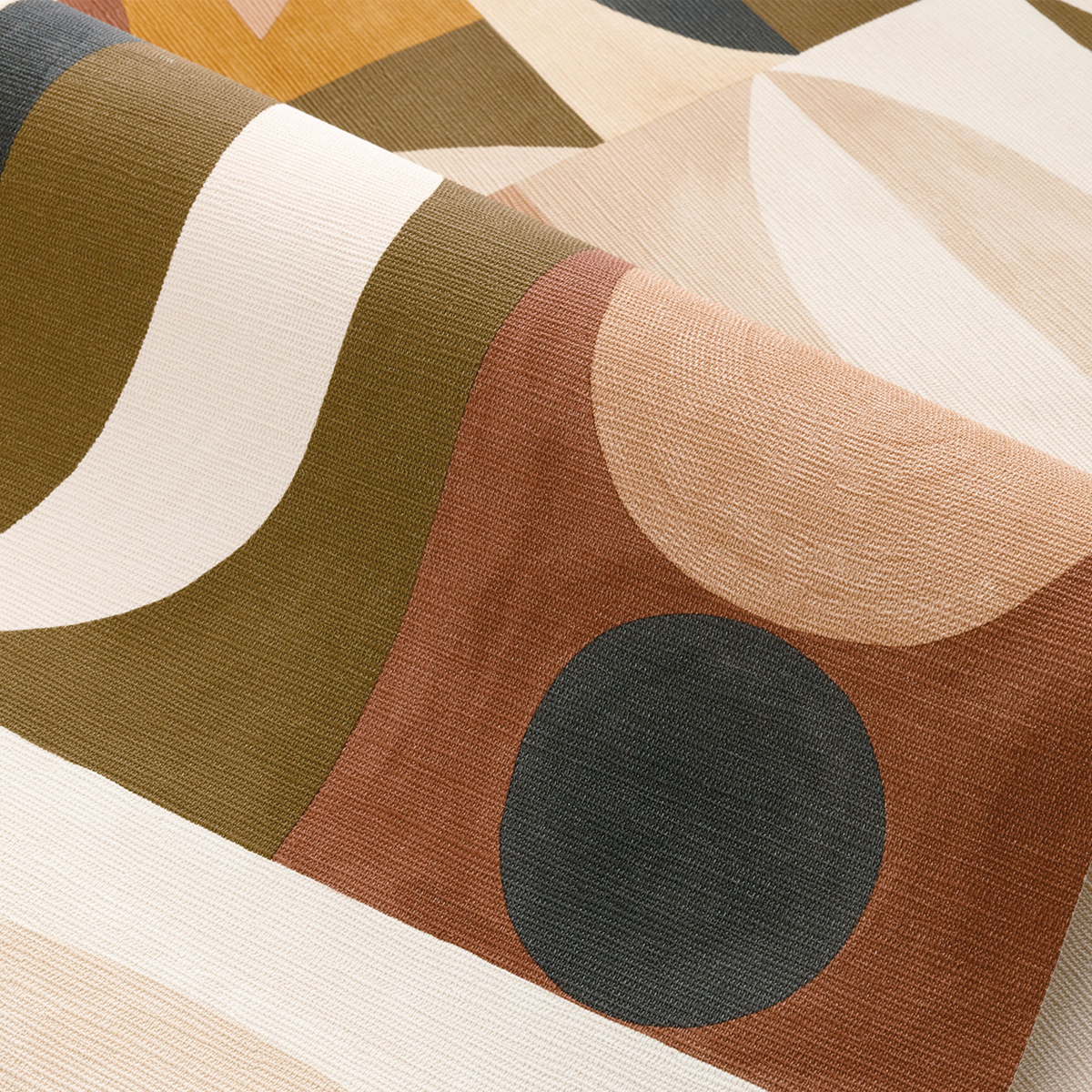 Papier peint Ethnique Graphique Auguste multicolore - Mouvements de Casamance AMB2 | Réf. CAS-76032446