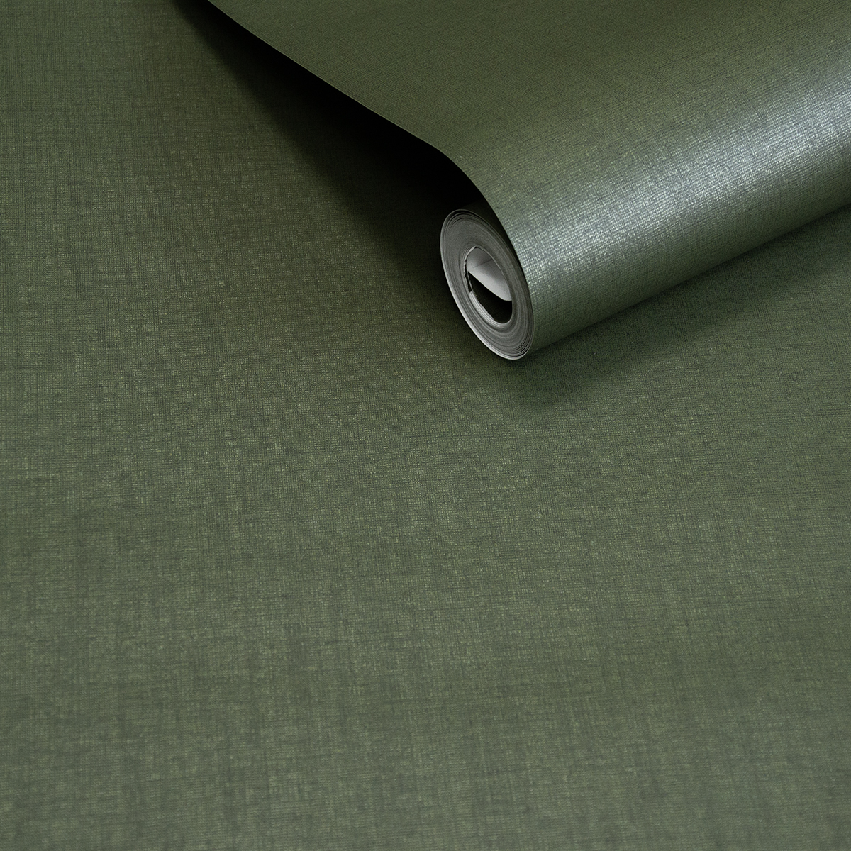 Papier peint Uni Toilé vert kaki irisé - The Wall Llewelyn-Bowen de Lutèce | AMB2 Réf. LTC-LB25120