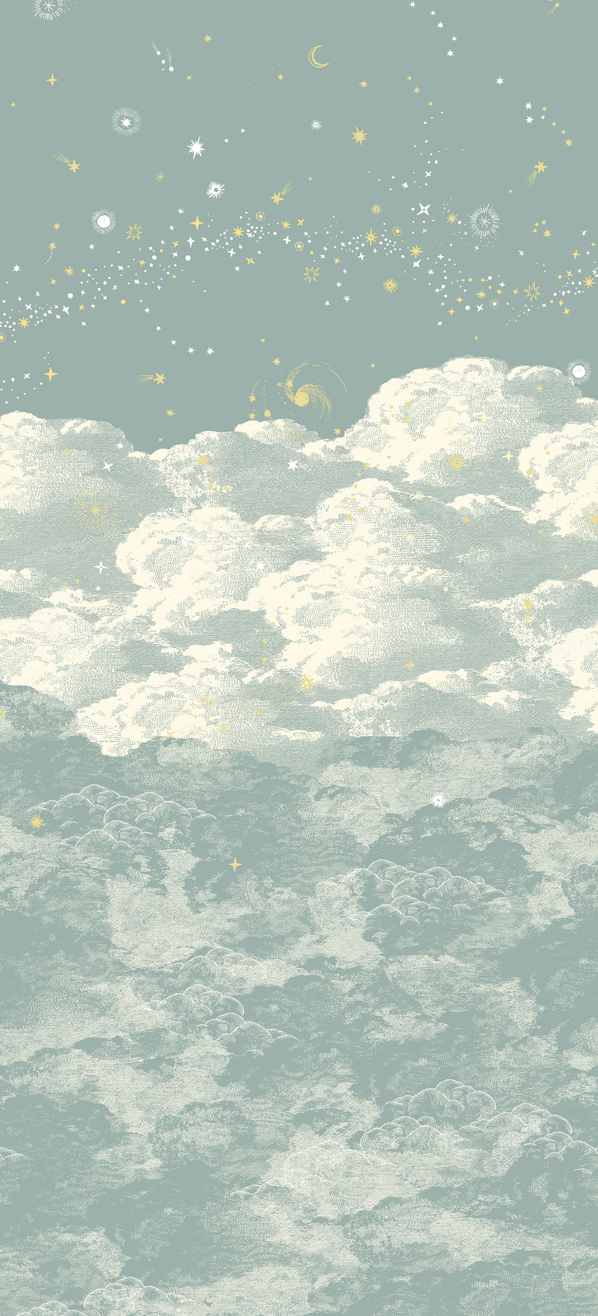 Papier peint panoramique Cosmos Jour - 1/2/3 - Isidore Leroy