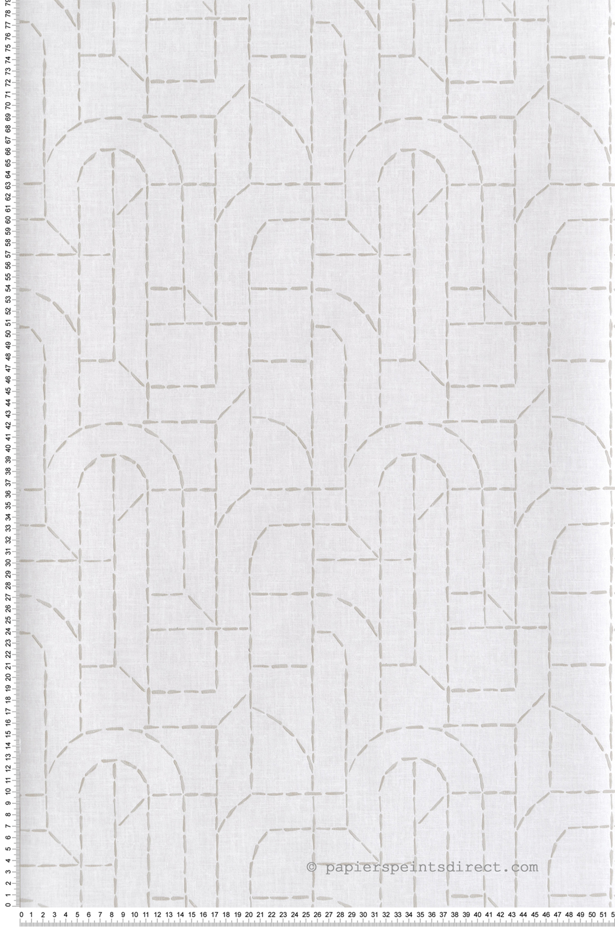 Papier peint Ligne Pointillée Intergrity pierre - Harmony de Lutèce | Réf. LTC-FD27221