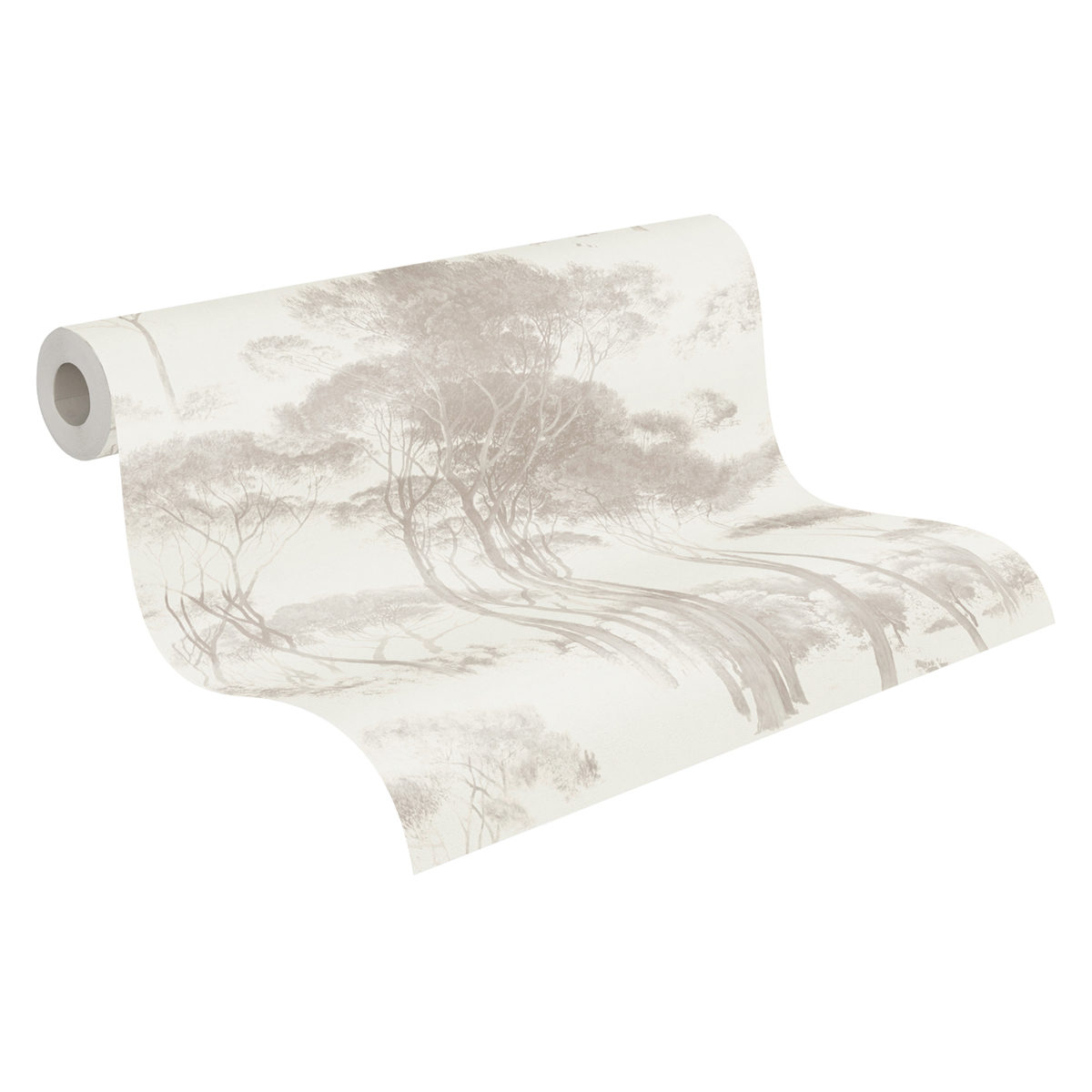 Papier peint Arbre Pin Parasol beige - History of Art d'A.S. Creation | Réf. 37651-4