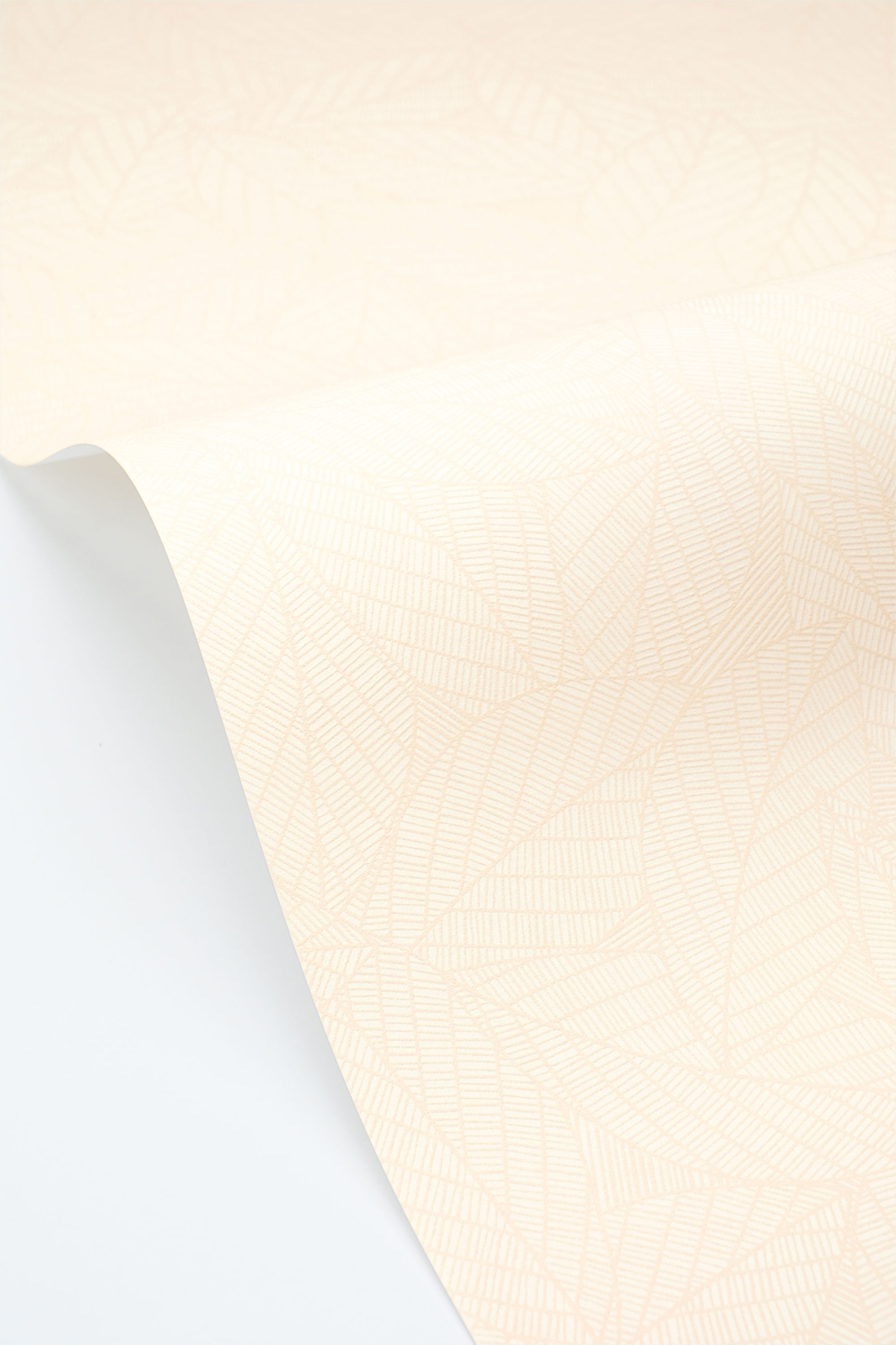 Papier peint Feuille Nervure Delora blanc sable - Elea de Casélio VAGUE | Réf. ELEA107340000