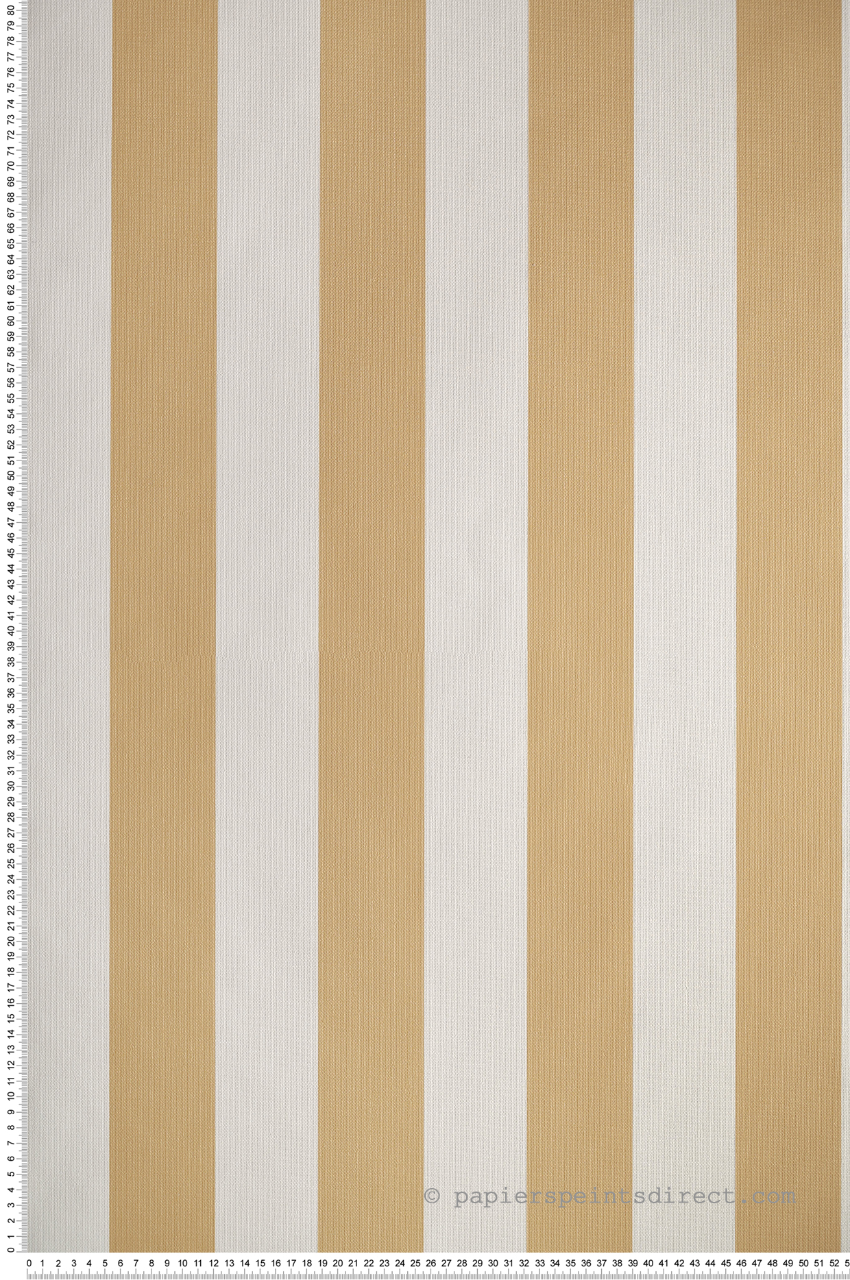 Papier peint Petite Rayure Baltic jaune safran - Les Rayures de Casadéco | Réf. RAYS29252718