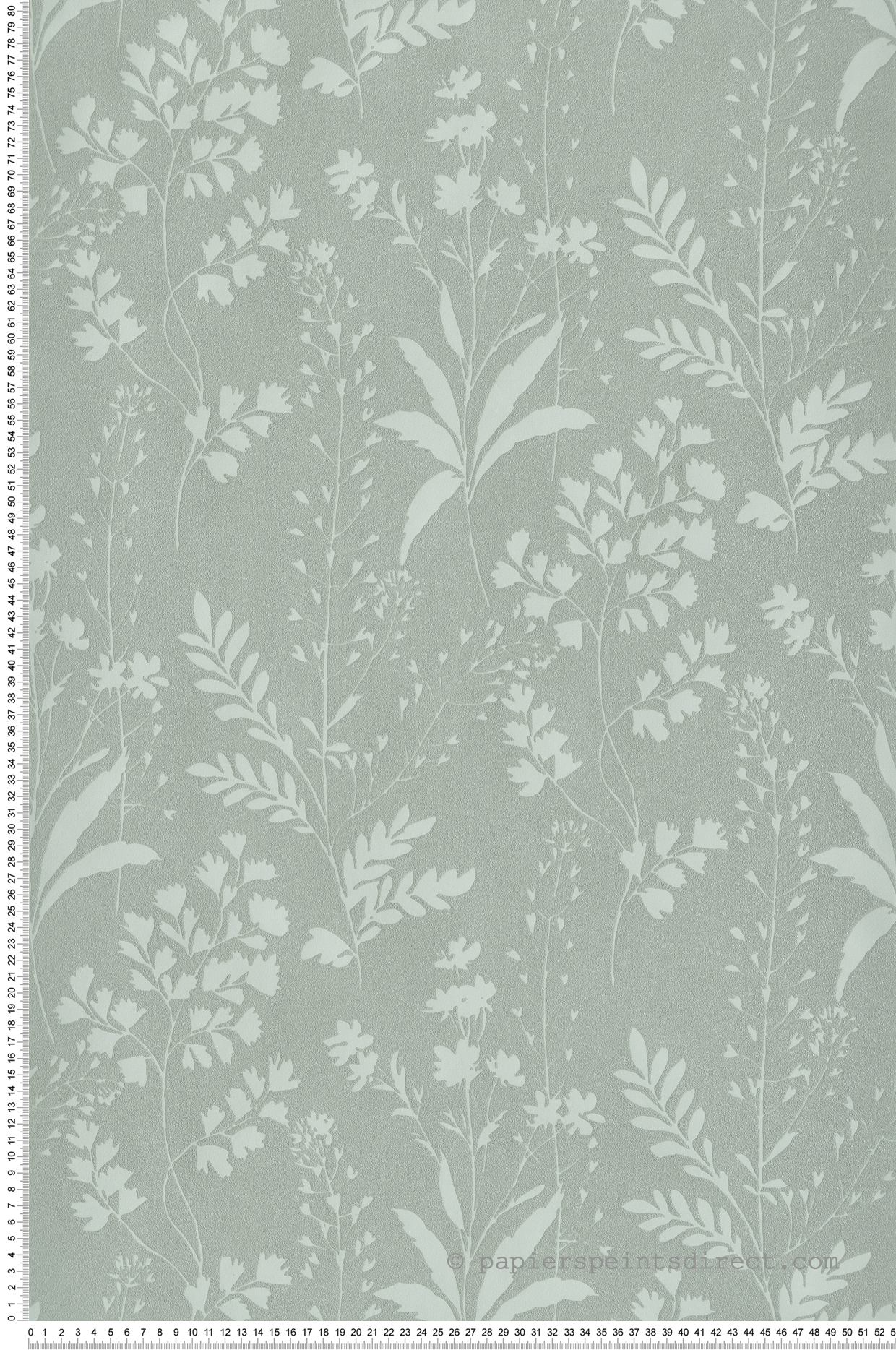 Papier Peint Feuillage Herbier vert - Botanique d'Ugépa | Réf. UGP-M52814