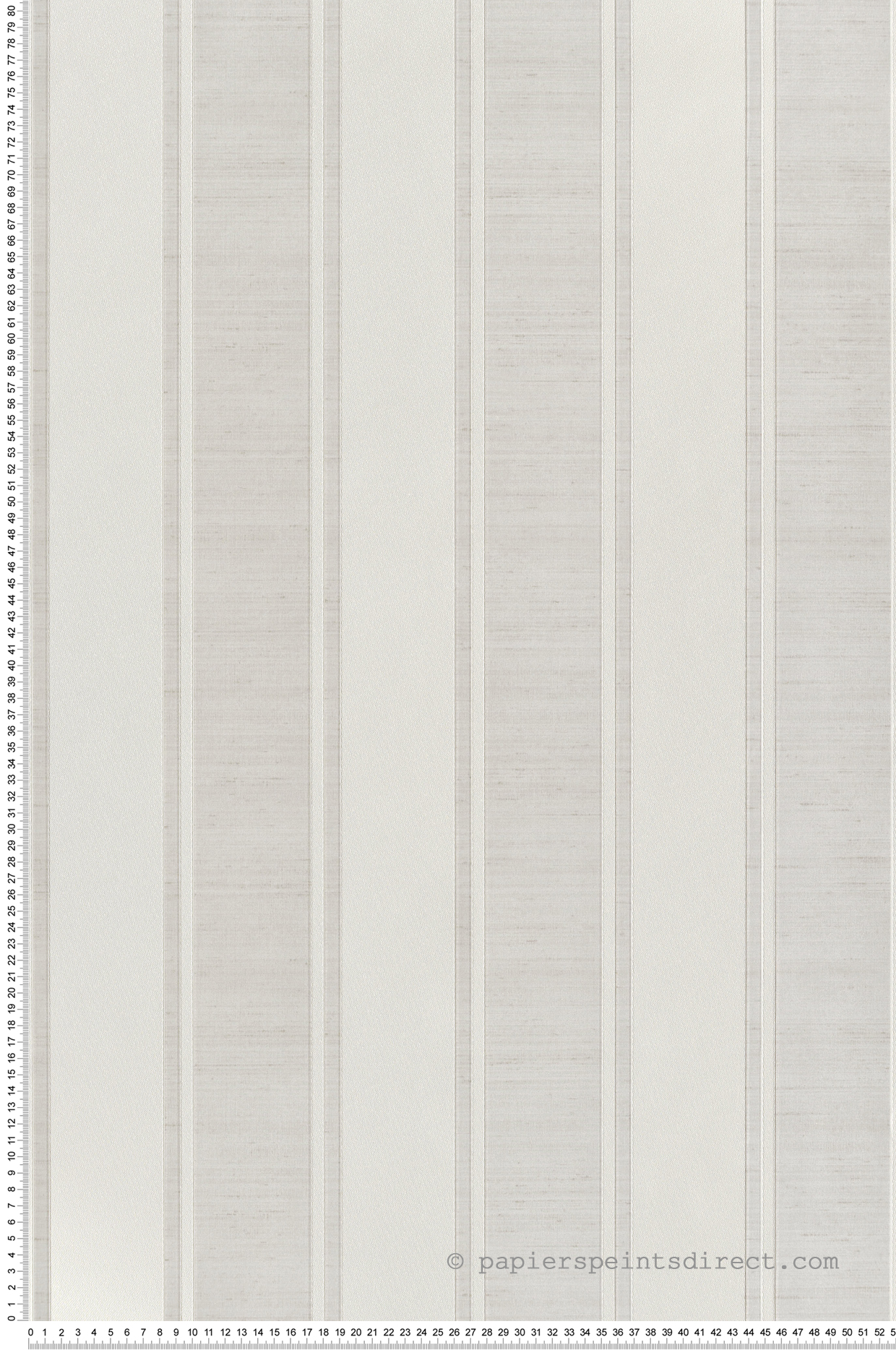Papier peint Rayure Vintage Texturé ivoire gris - Opera de Montecolino | Réf. MC-OP33361