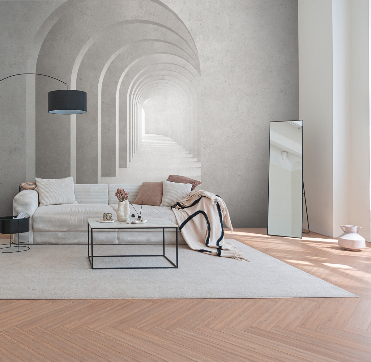 Papier peint panoramique Tunnel Arcades - The Wall 3 d'A.S. Création | Réf. AS-399161