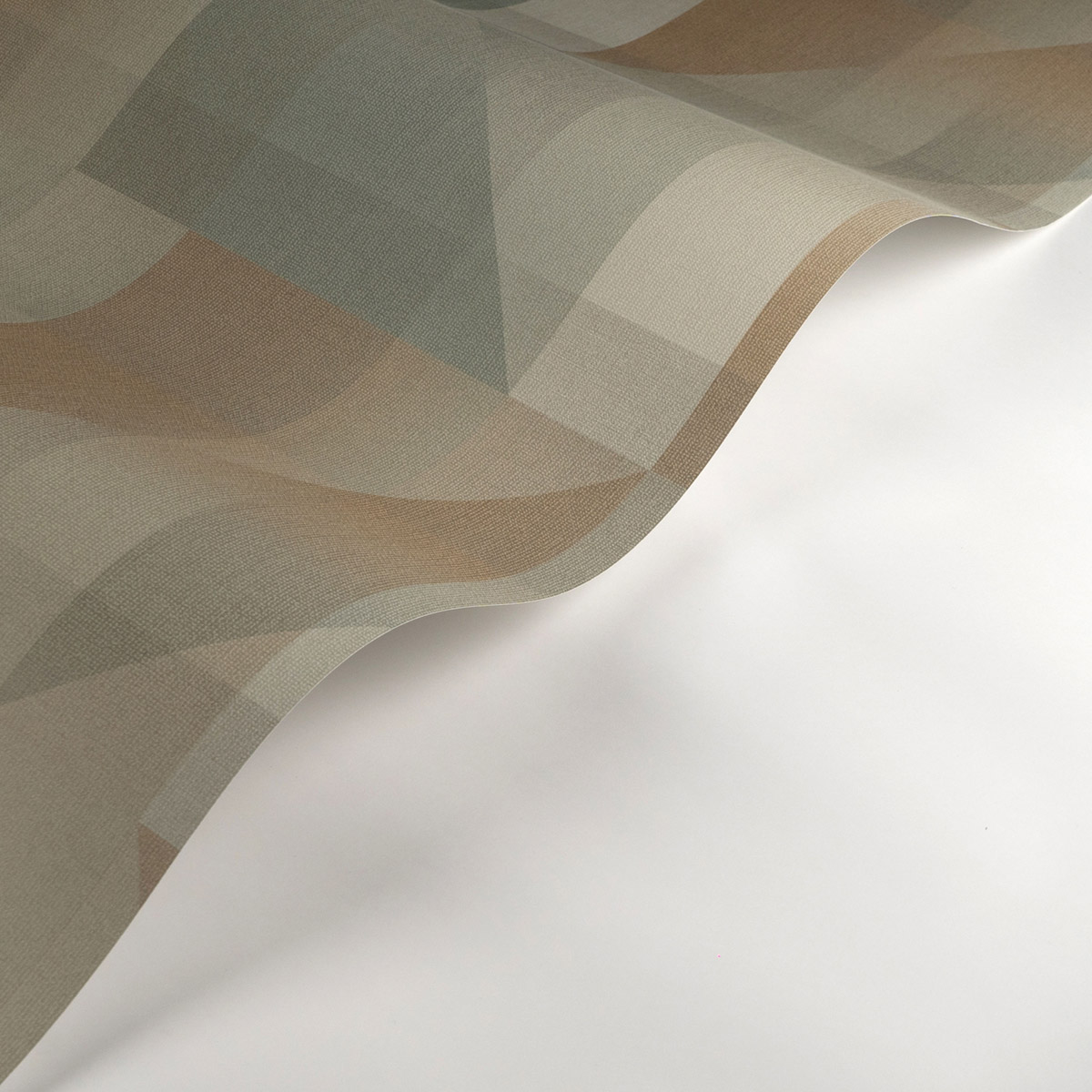 Papier peint Patchwork Géométrique Edward kaki - Carnaby Street de Casadéco AMBV | Réf. CARN200507122