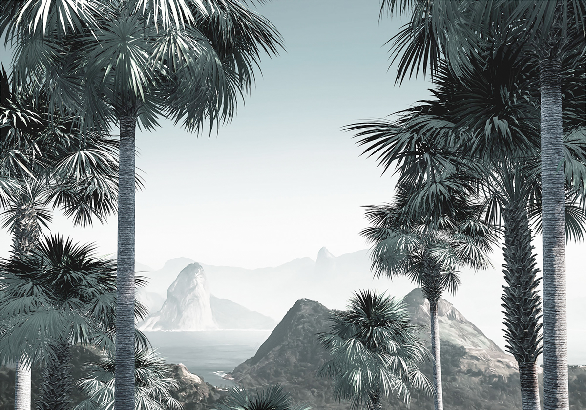 Papier peint panoramique Paysage Guanabara - Papier Peint Komar INK