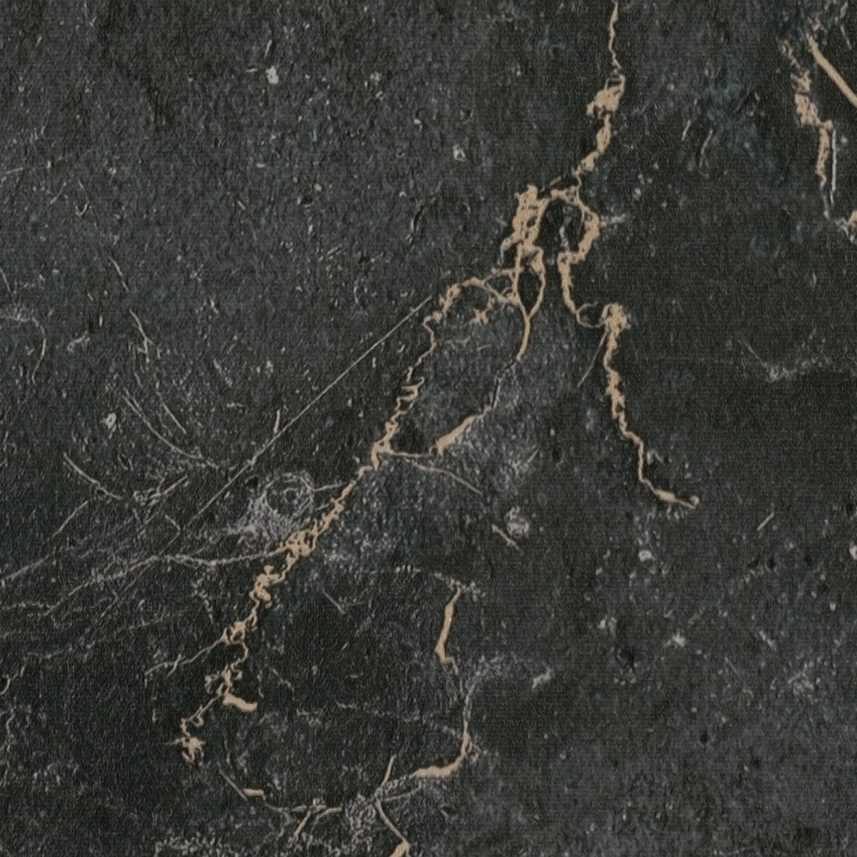 Papier peint Marbre Lisse noir beige  - Elements 2 d'A.S. Création ZOOM | Réf. AS-379911