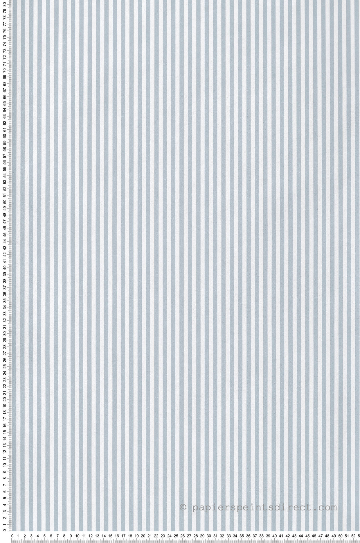 Papier peint Rayures bleu blanc - Babyland 2 de Lutèce | Réf. LTC-14866