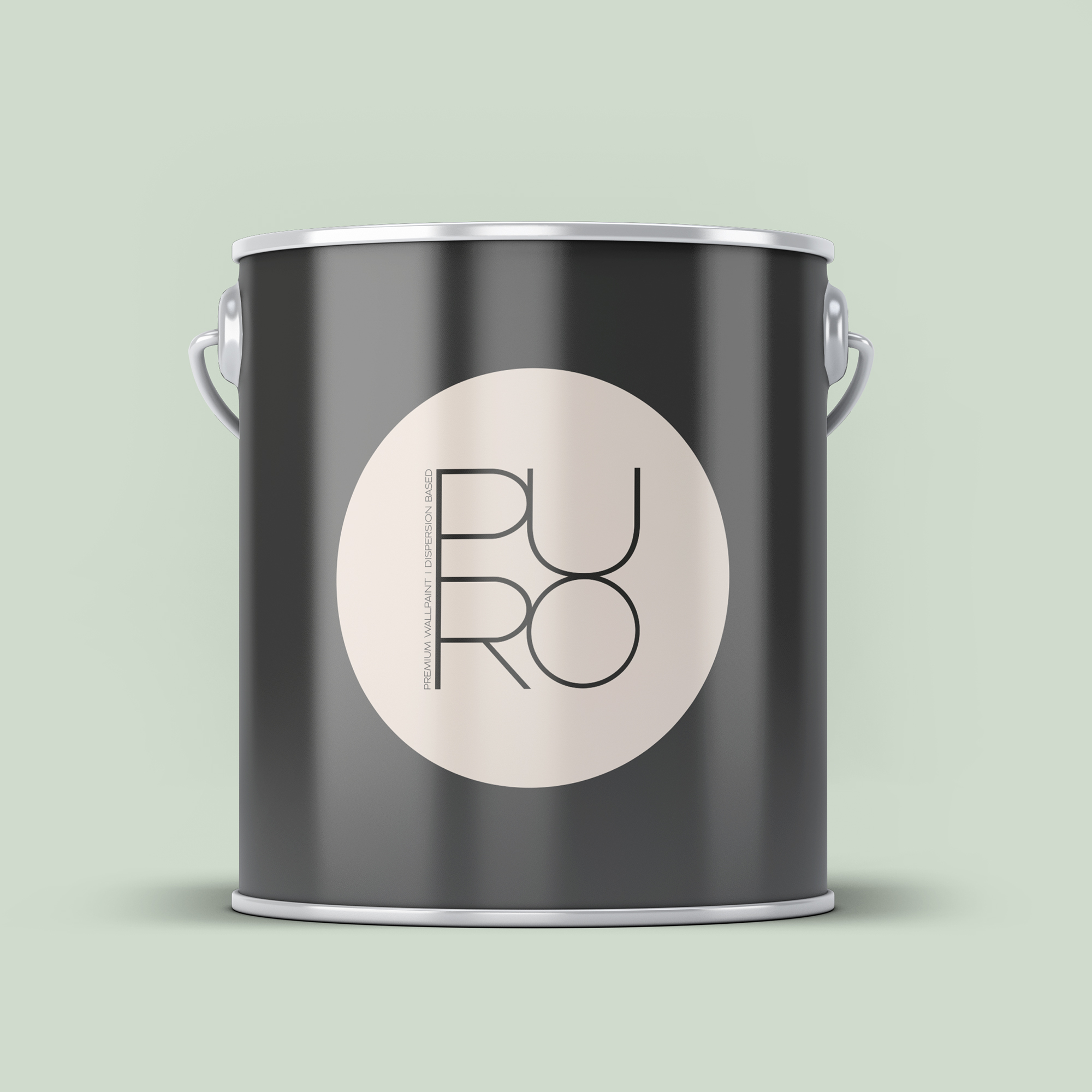 Image d'un pot de 5 litres de peinture Puro vert sage green - c5001