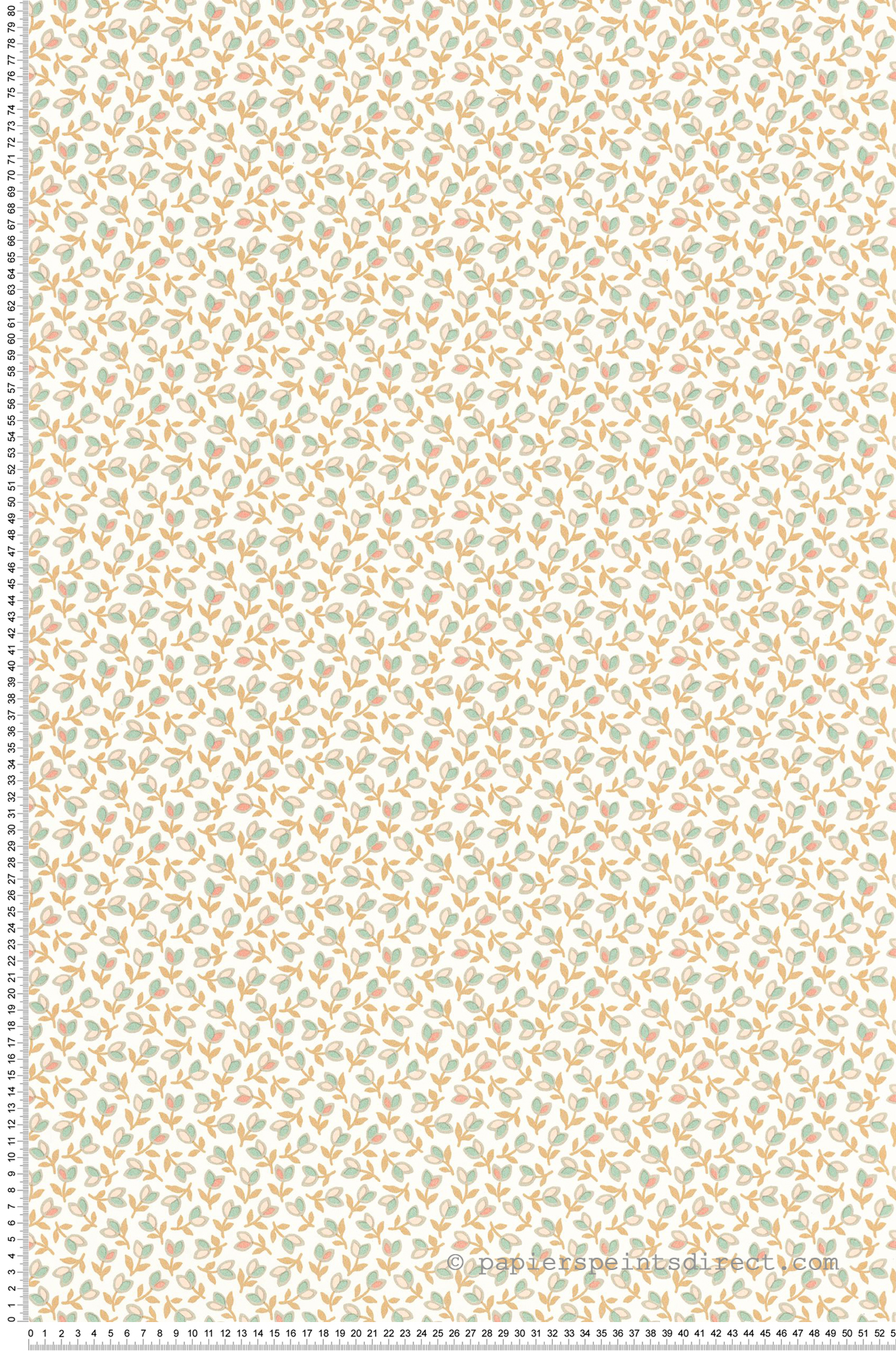 Papier peint Rétro Darwin Tulip camel rose - Flower Market de Casadéco | Réf. FLOM89251323