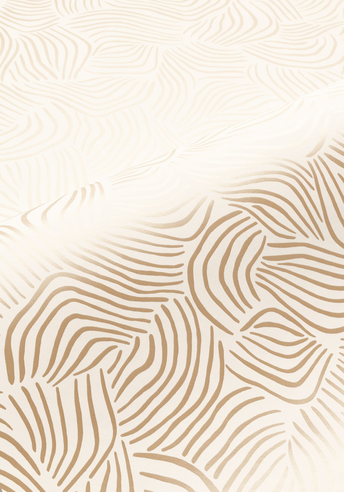 Papier peint Zèbre Mirage blanc nacré - L'Epopée de Casélio AMBV | Réf. EPO103721000